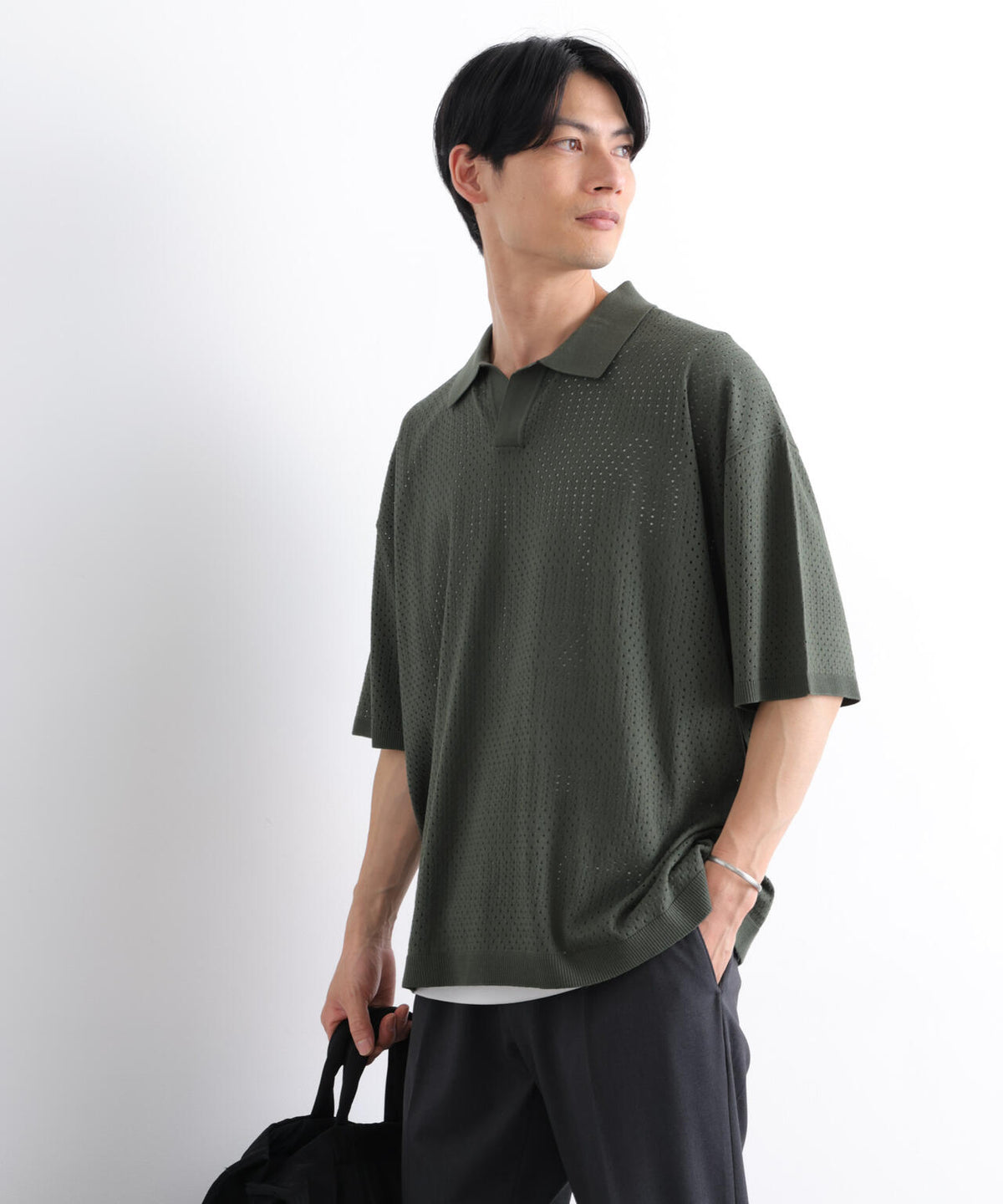 180cm B:88 W:75 H:92 着用サイズ:L