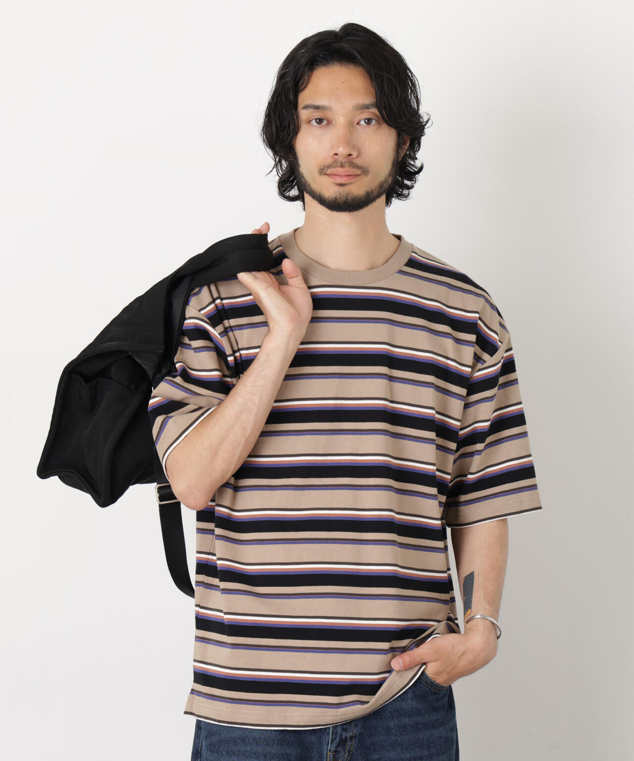 181cm B:75 W:73 H:90 着用サイズ:L