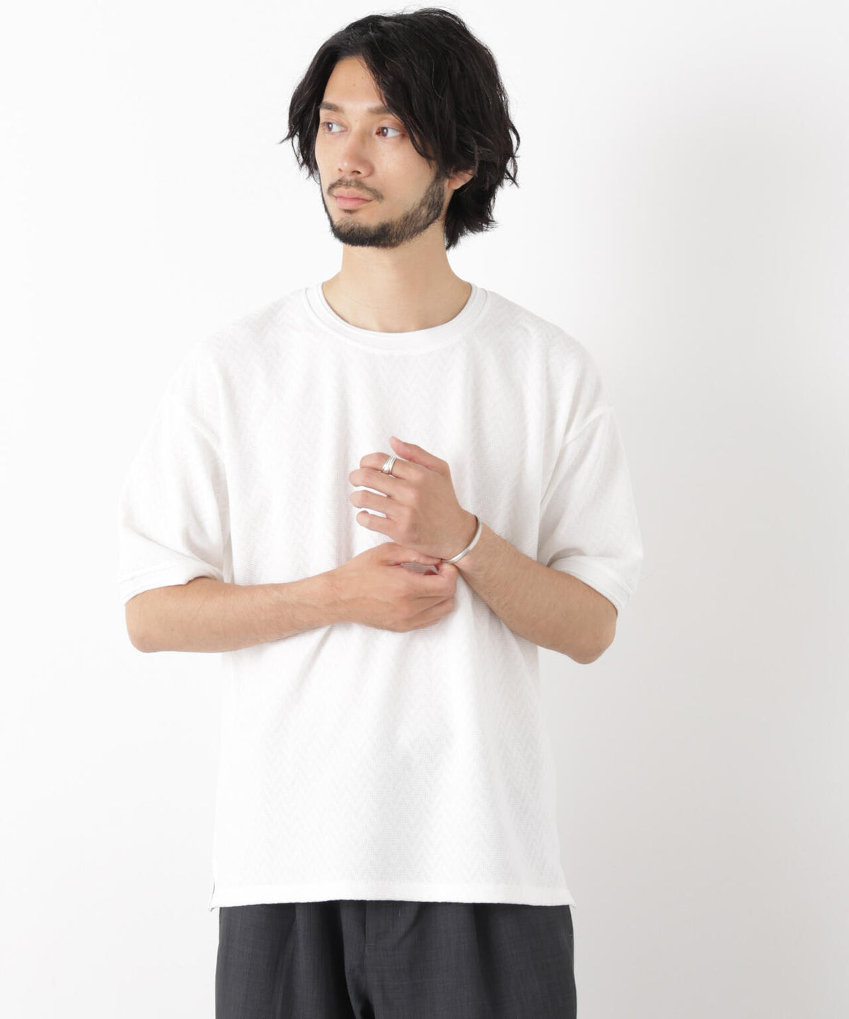 181cm B:75 W:73 H:90 着用サイズ:L