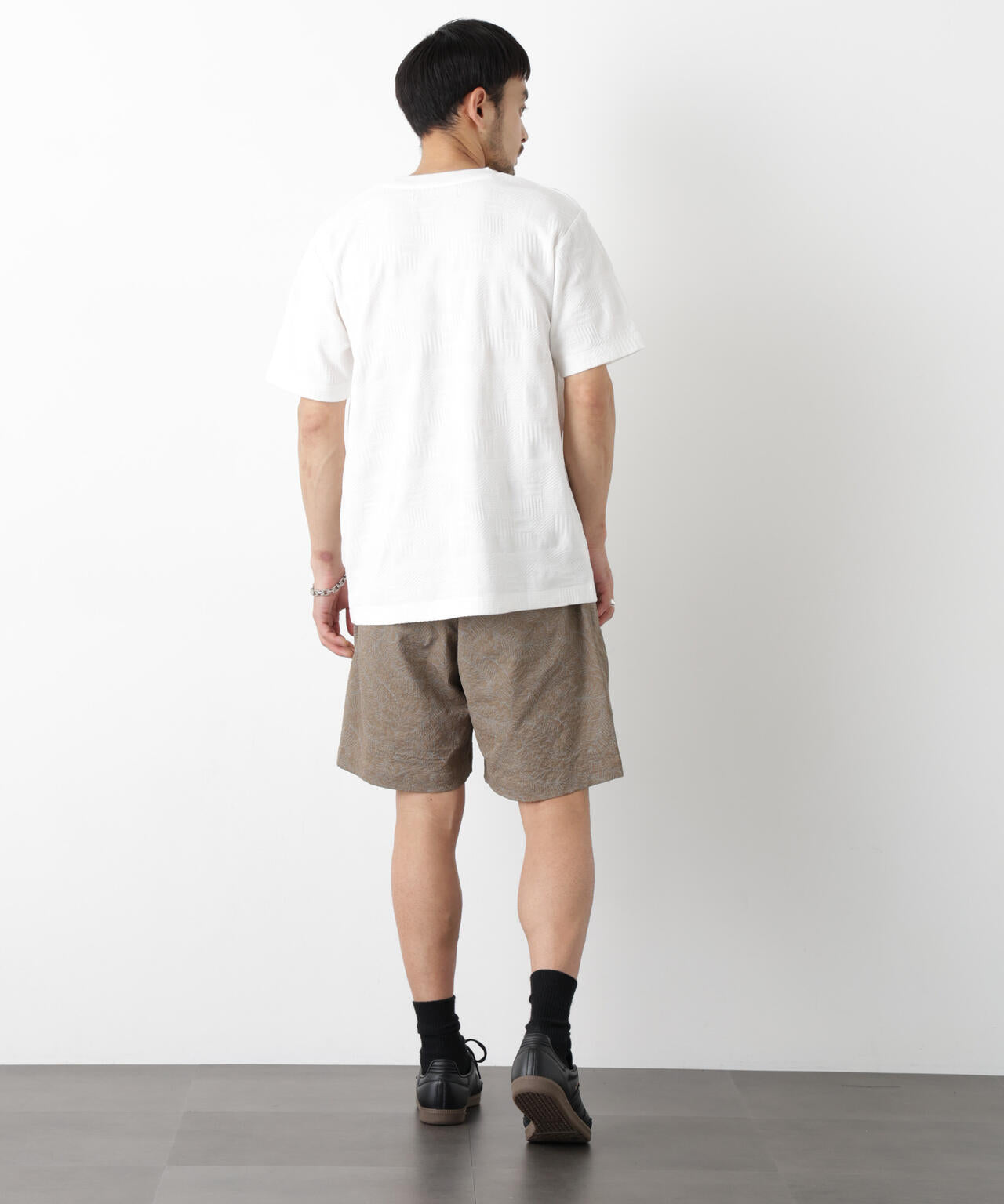 リンクスジャガードTシャツ 半袖