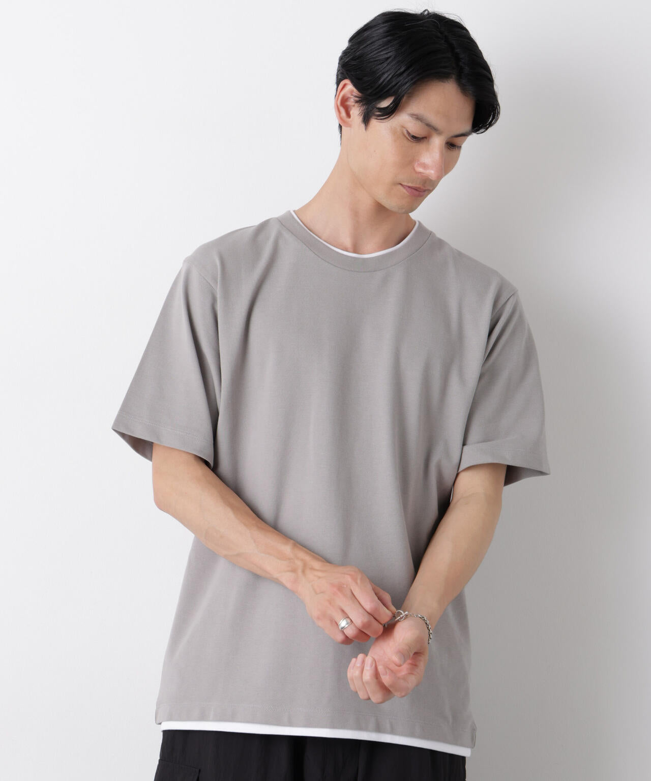 180cm B:88 W:75 H:92 着用サイズ:L