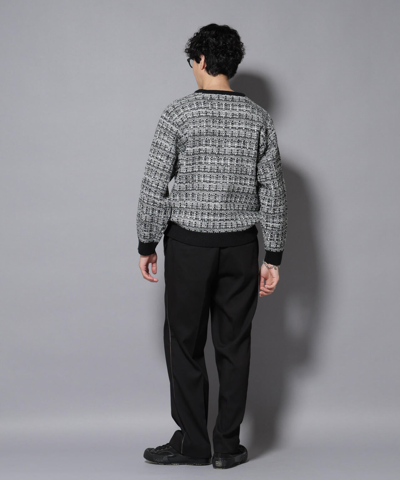 ウォーム側章ストレートスラックス