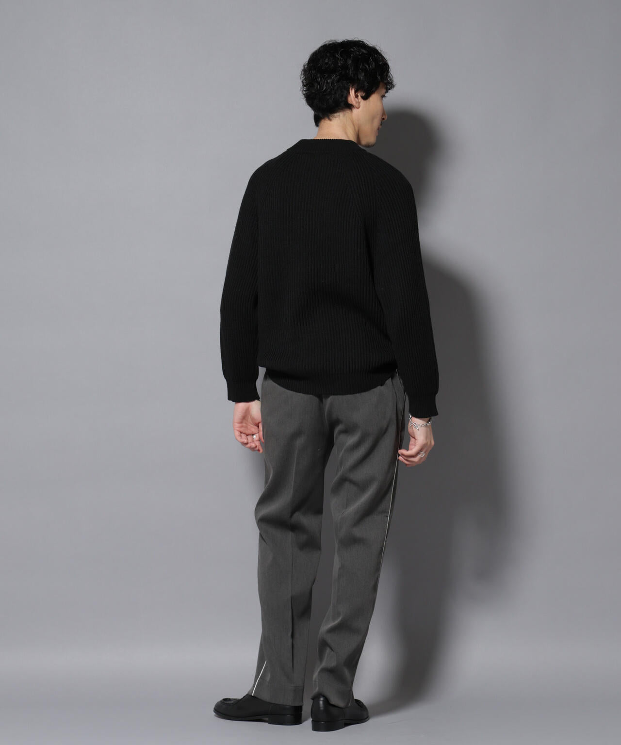 ウォーム側章ストレートスラックス