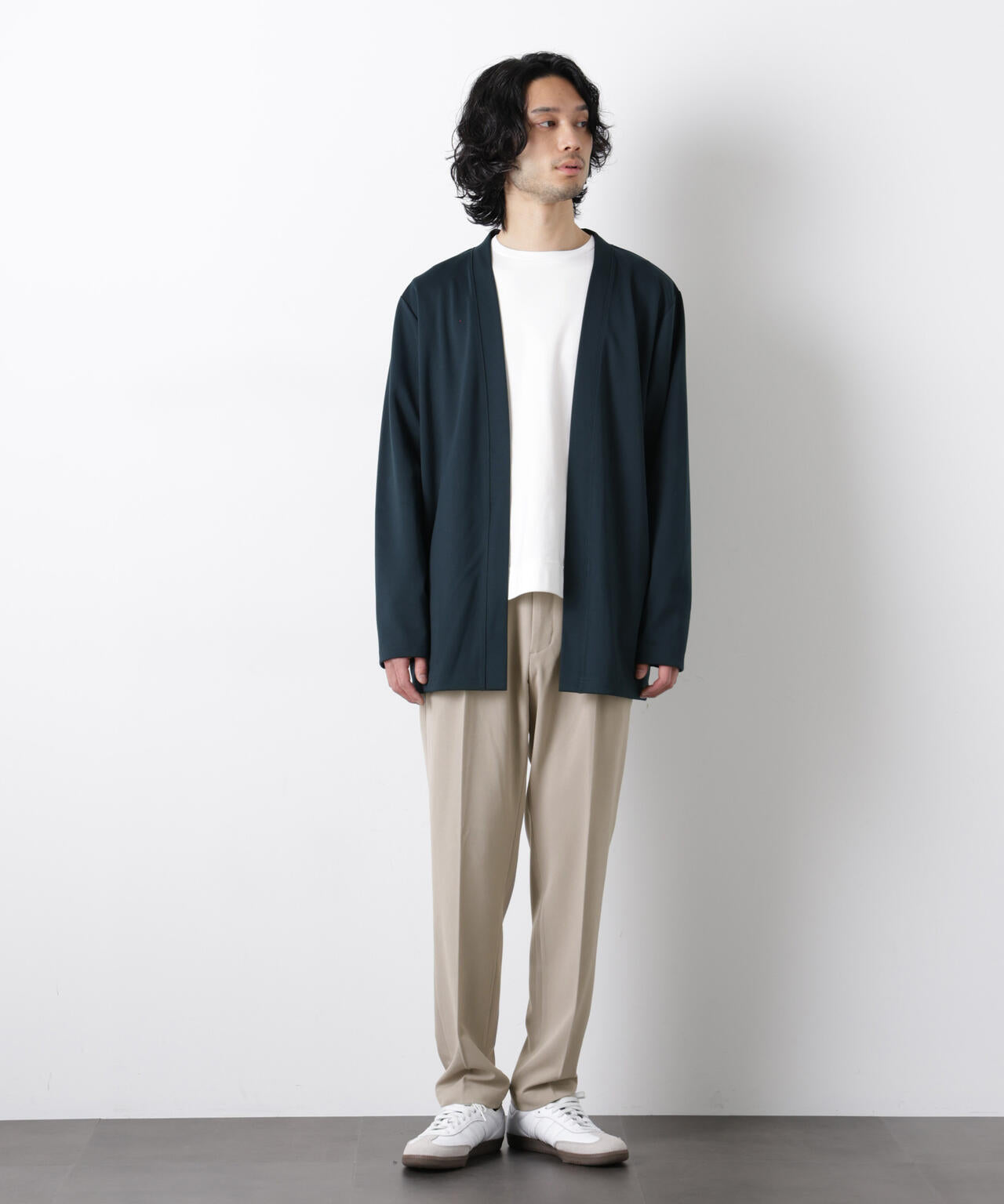 ALWAYS EASY ワンタックスラックス(セットアップ可)