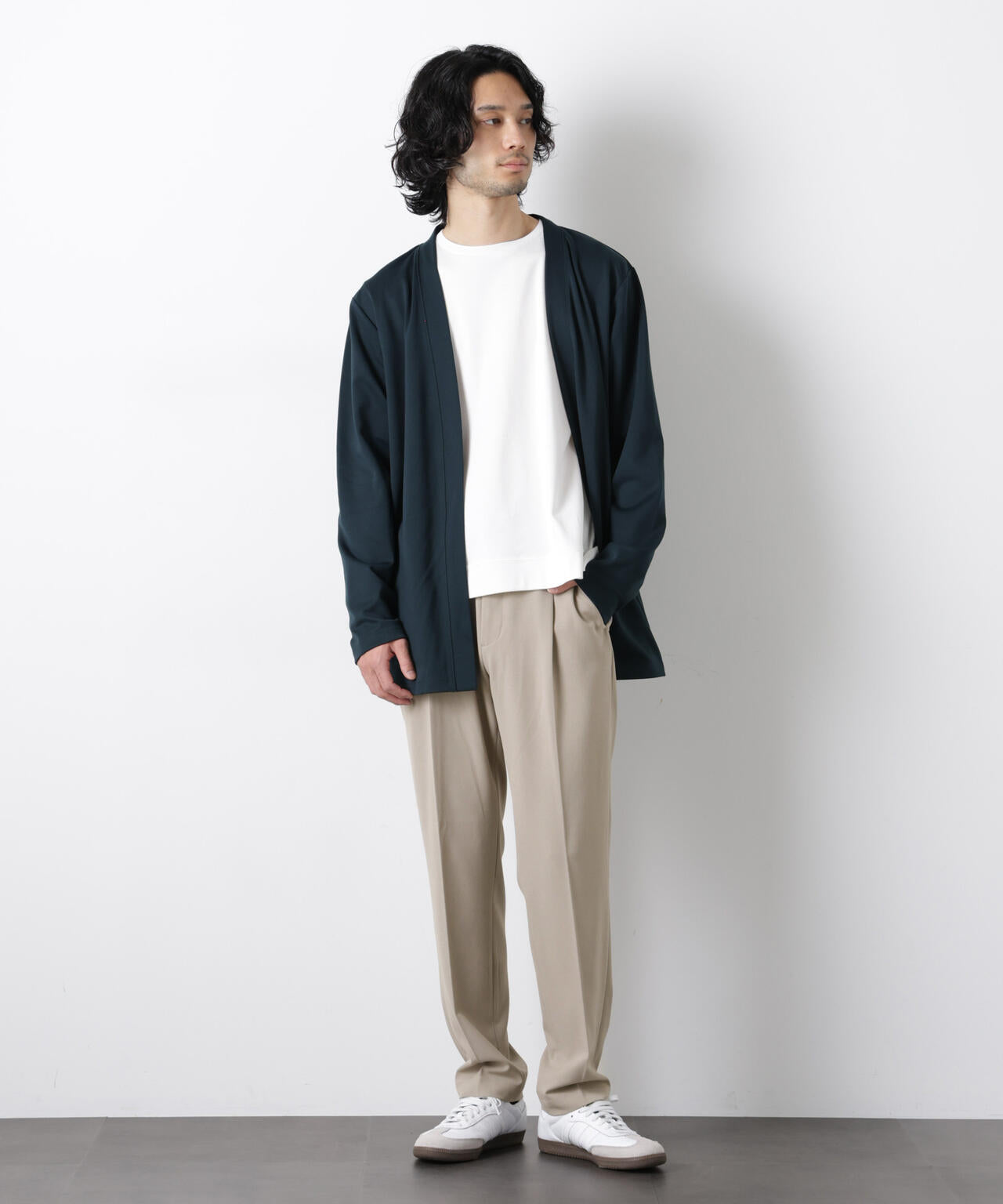 ALWAYS EASY ワンタックスラックス(セットアップ可)