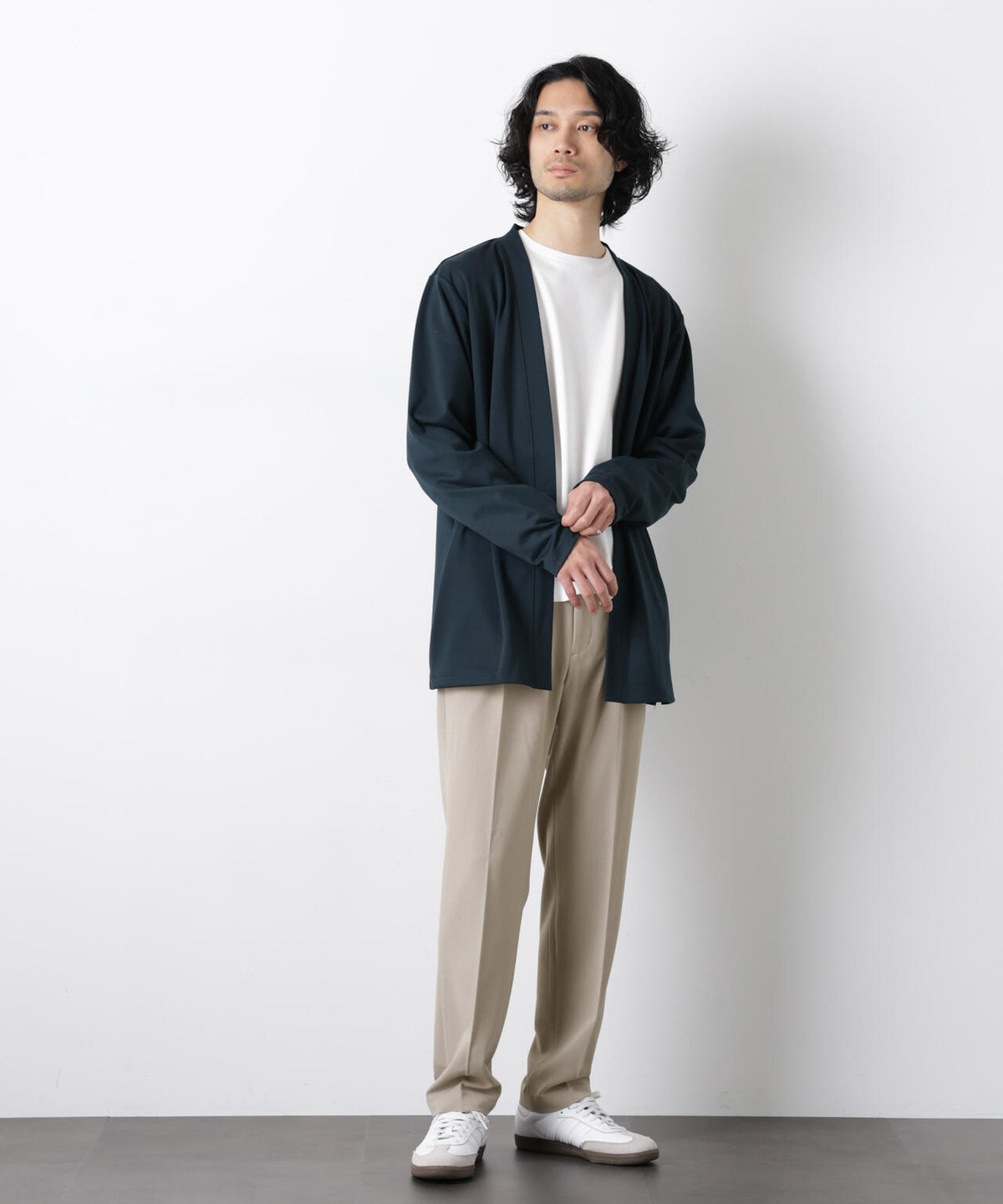 ALWAYS EASY ワンタックスラックス(セットアップ可)