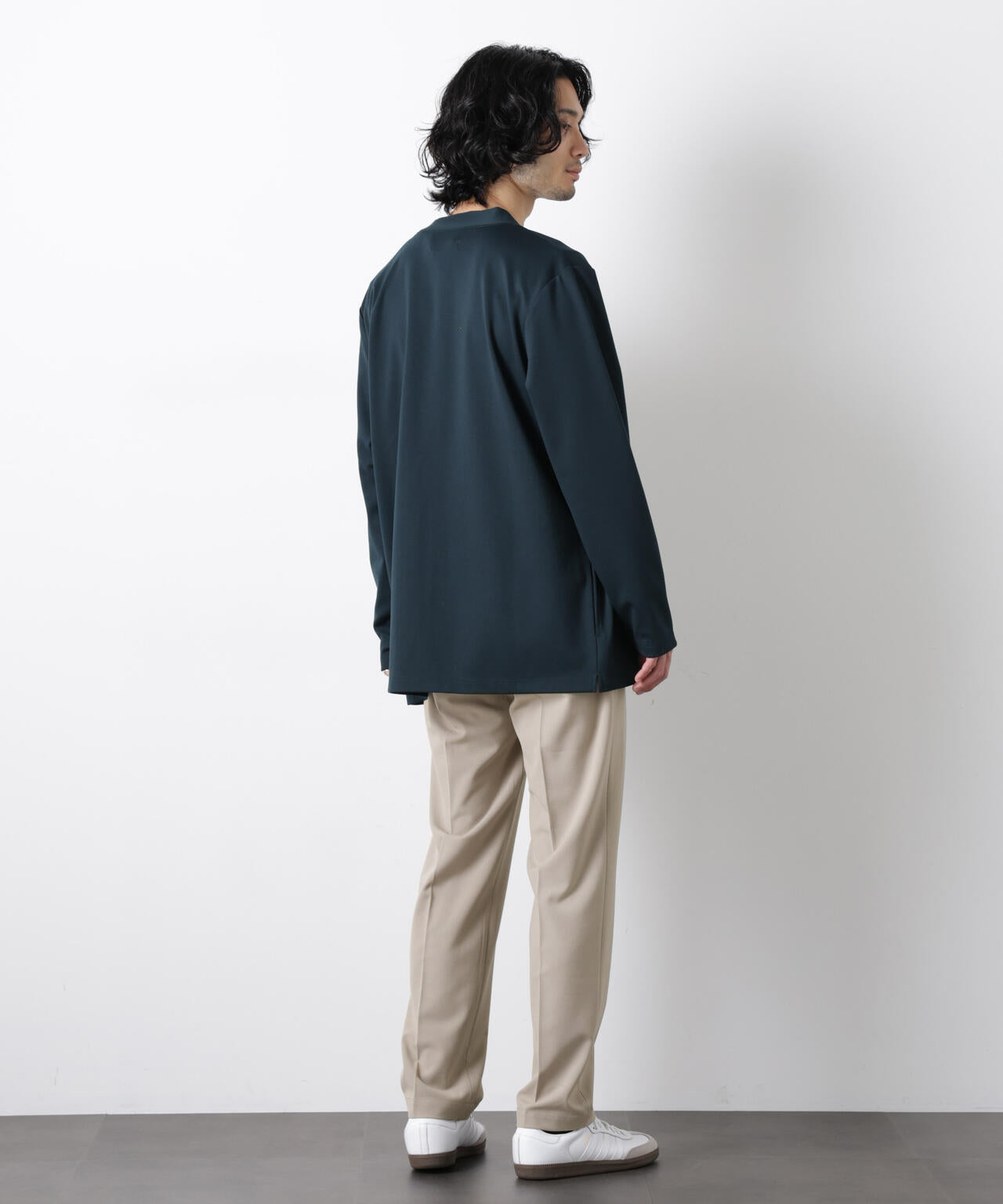 ALWAYS EASY ワンタックスラックス(セットアップ可)