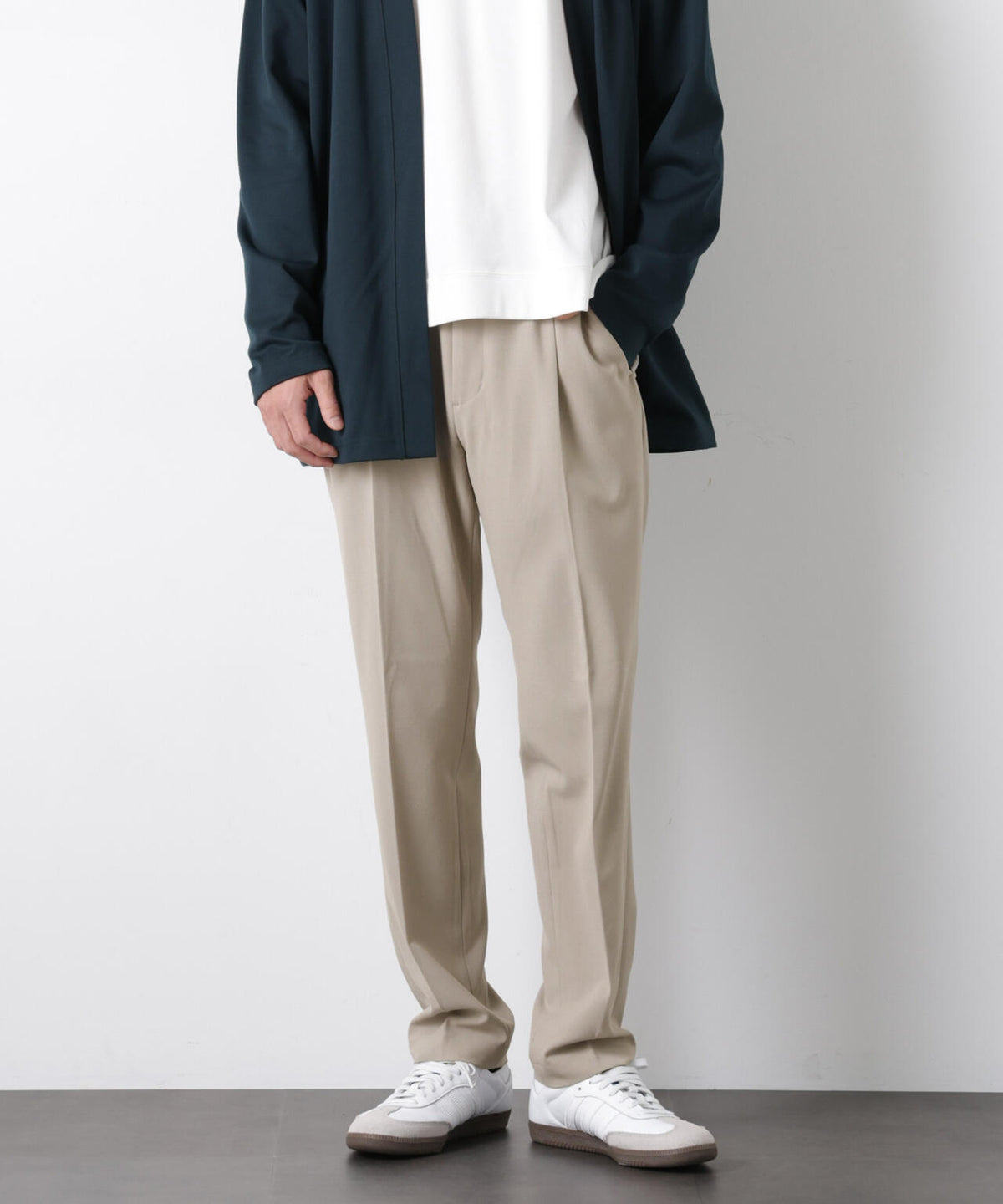 ALWAYS EASY ワンタックスラックス(セットアップ可)