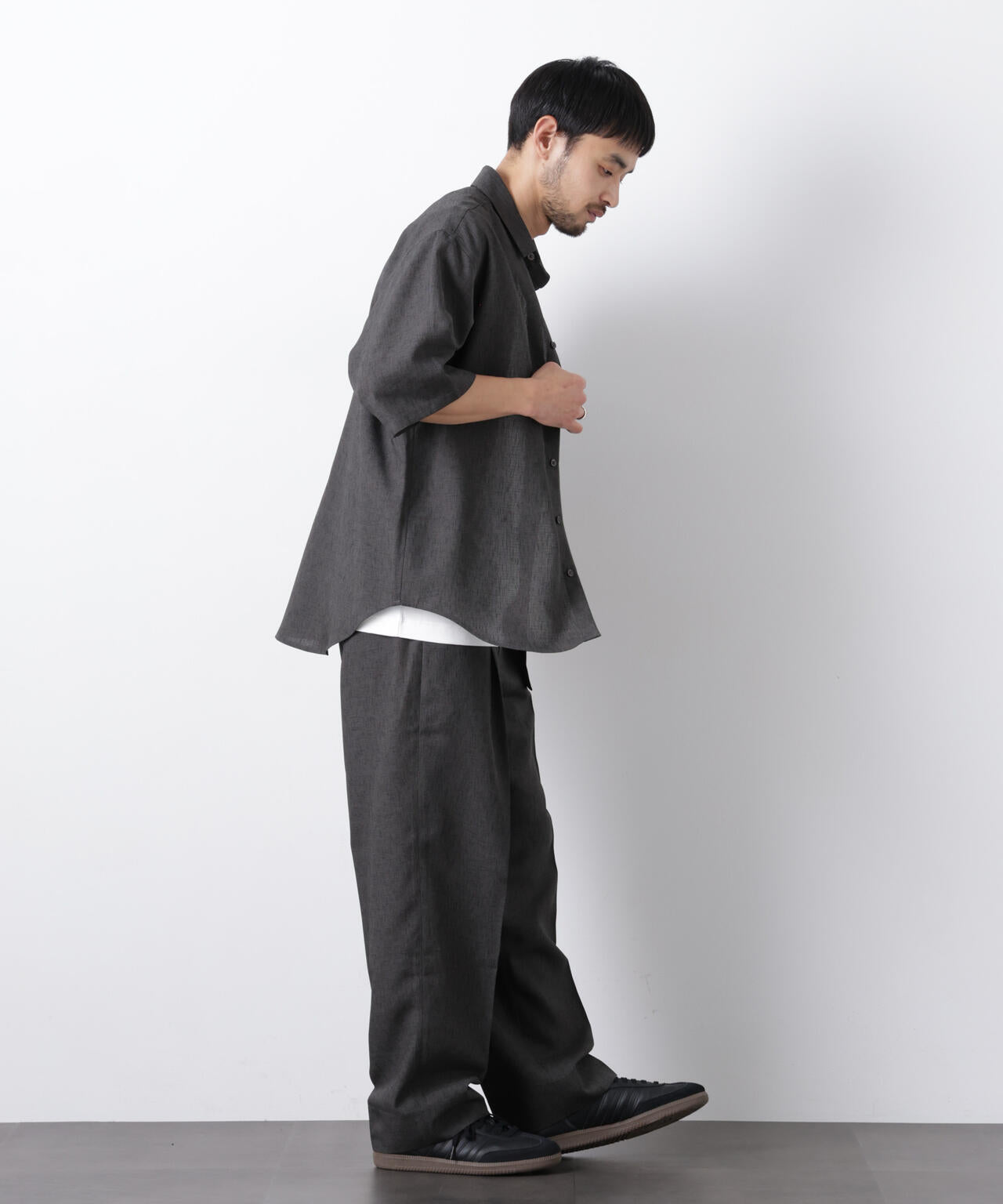 テックリネン スラックス(セットアップ可)