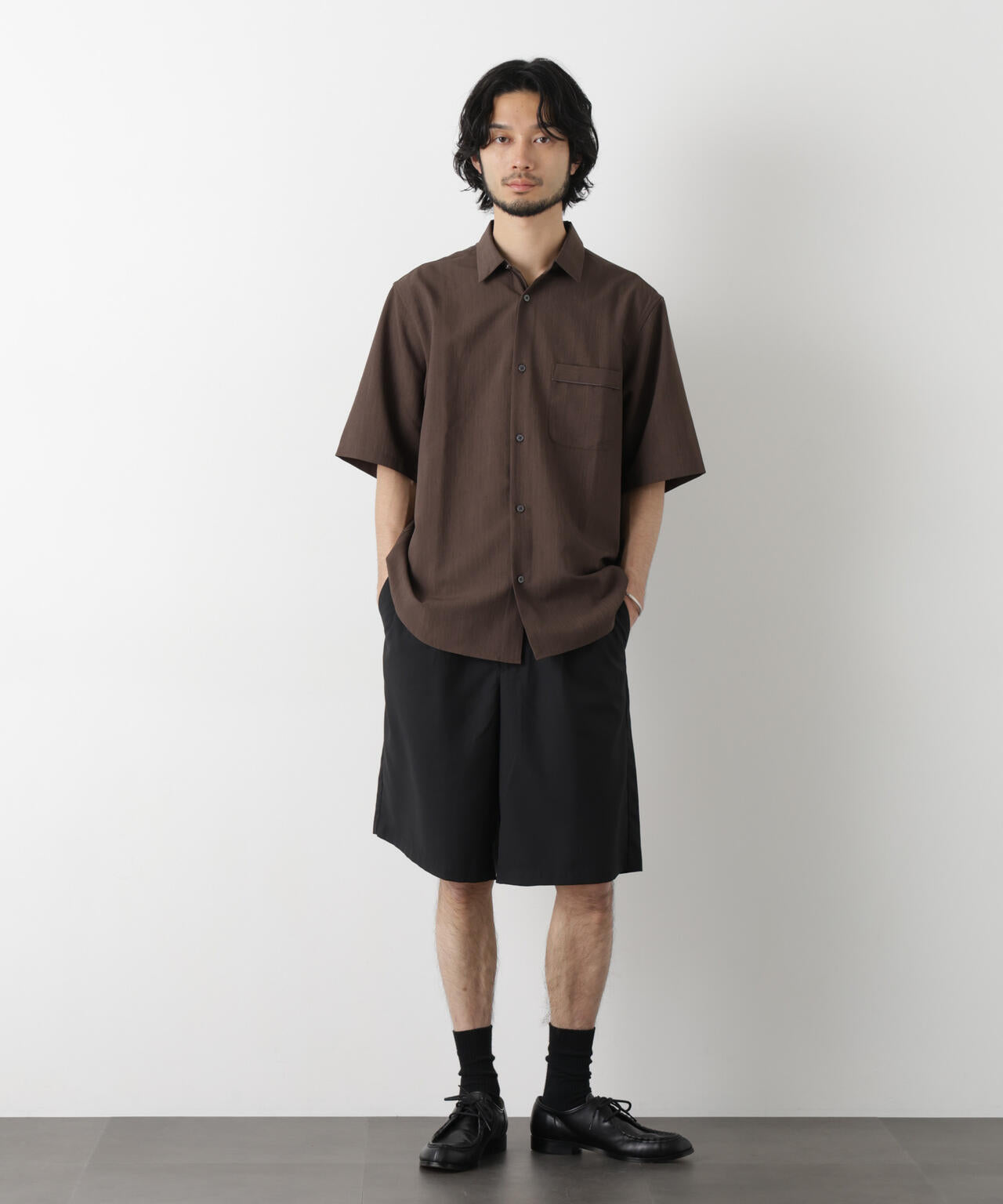 ビッグドレープ ショートパンツ