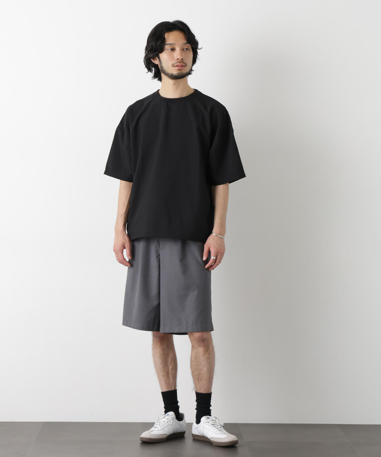 ビッグドレープ ショートパンツ