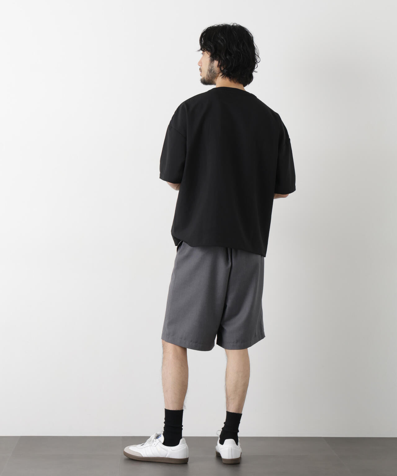 ビッグドレープ ショートパンツ