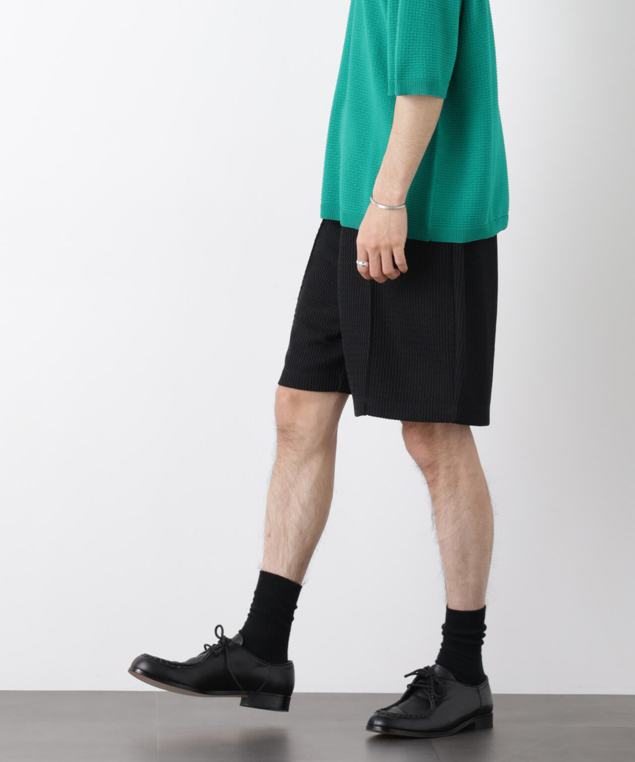 ジャガードニットソーショートパンツ(セットアップ可)