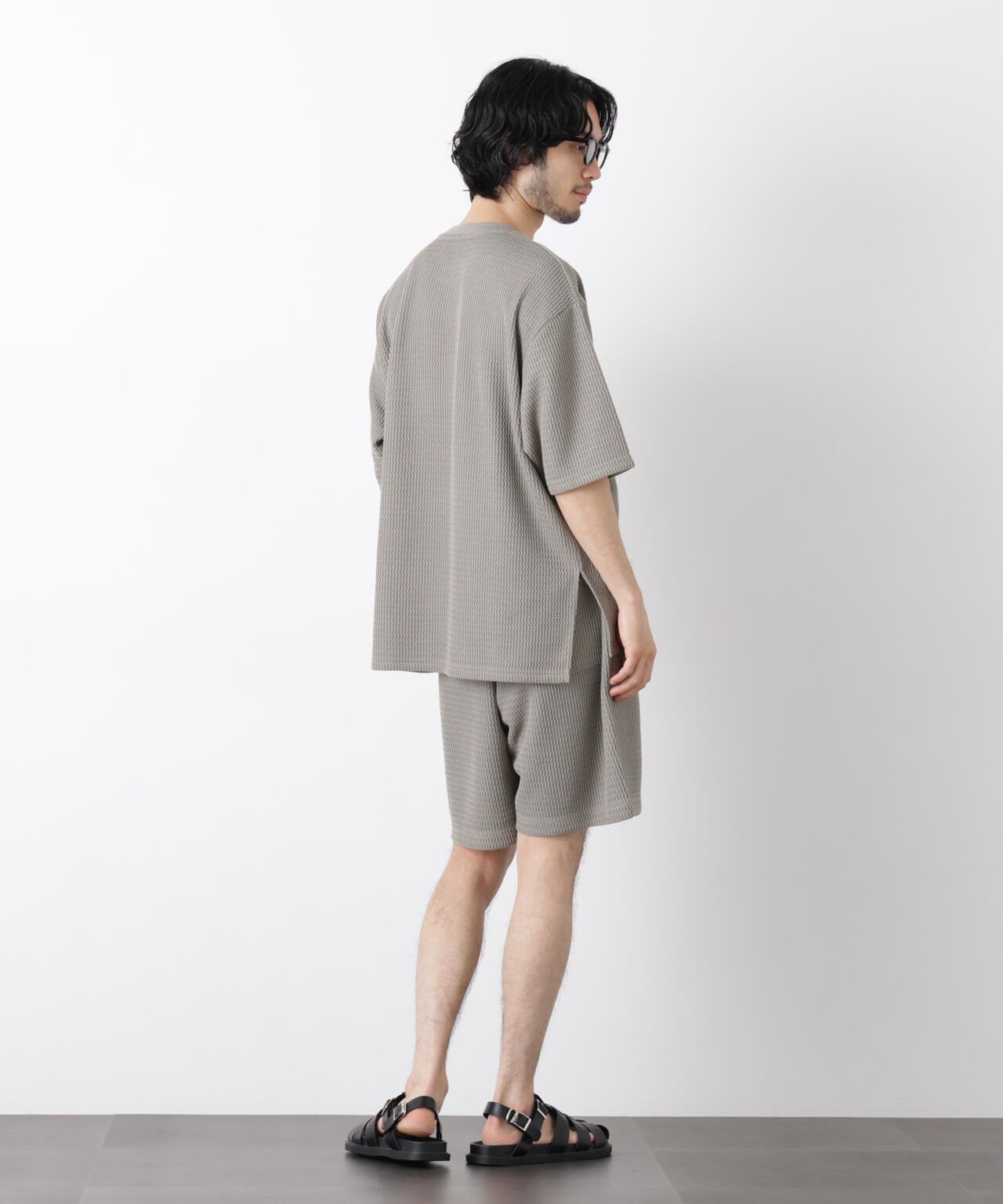 ジャガードニットソーショートパンツ(セットアップ可)