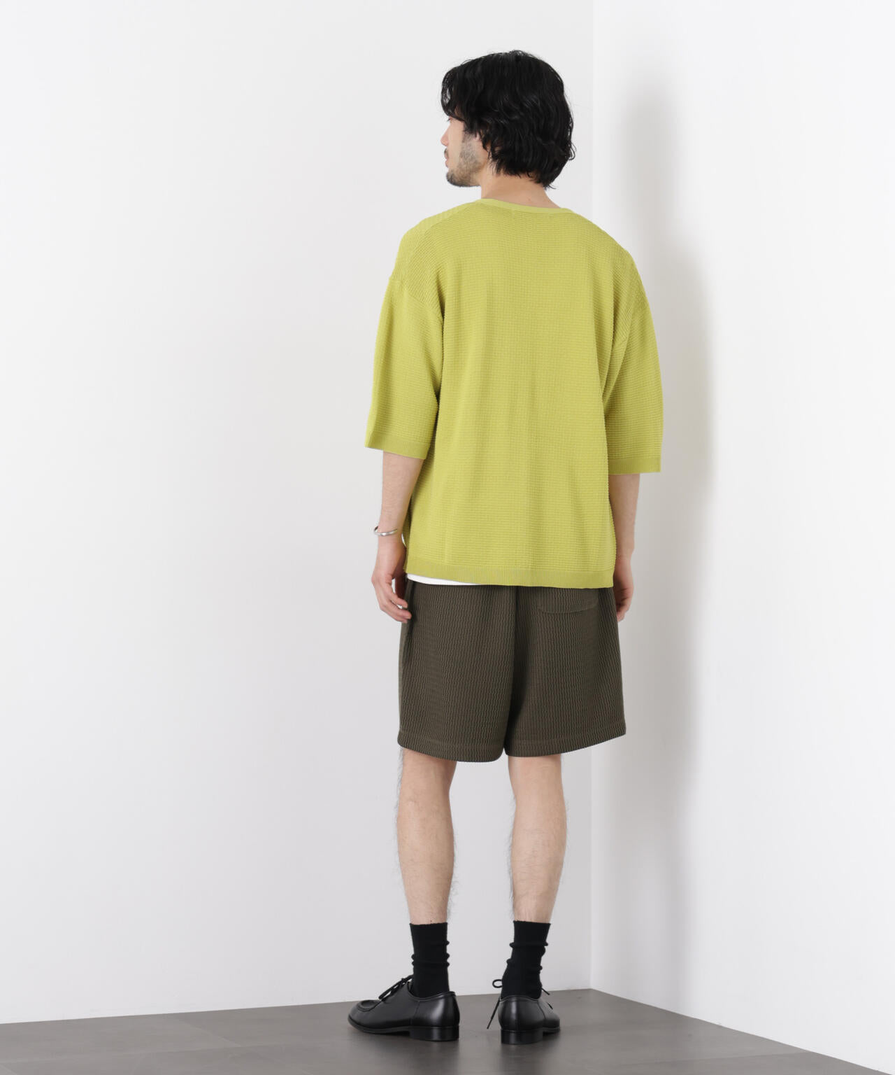 ジャガードニットソーショートパンツ(セットアップ可)