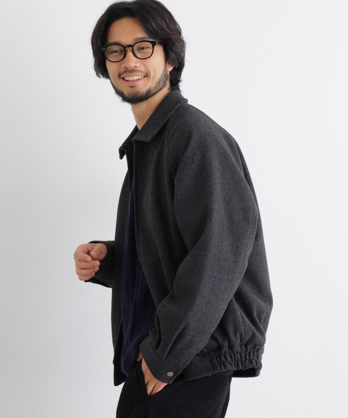 181cm B:75 W:73 H:90 着用サイズ:L