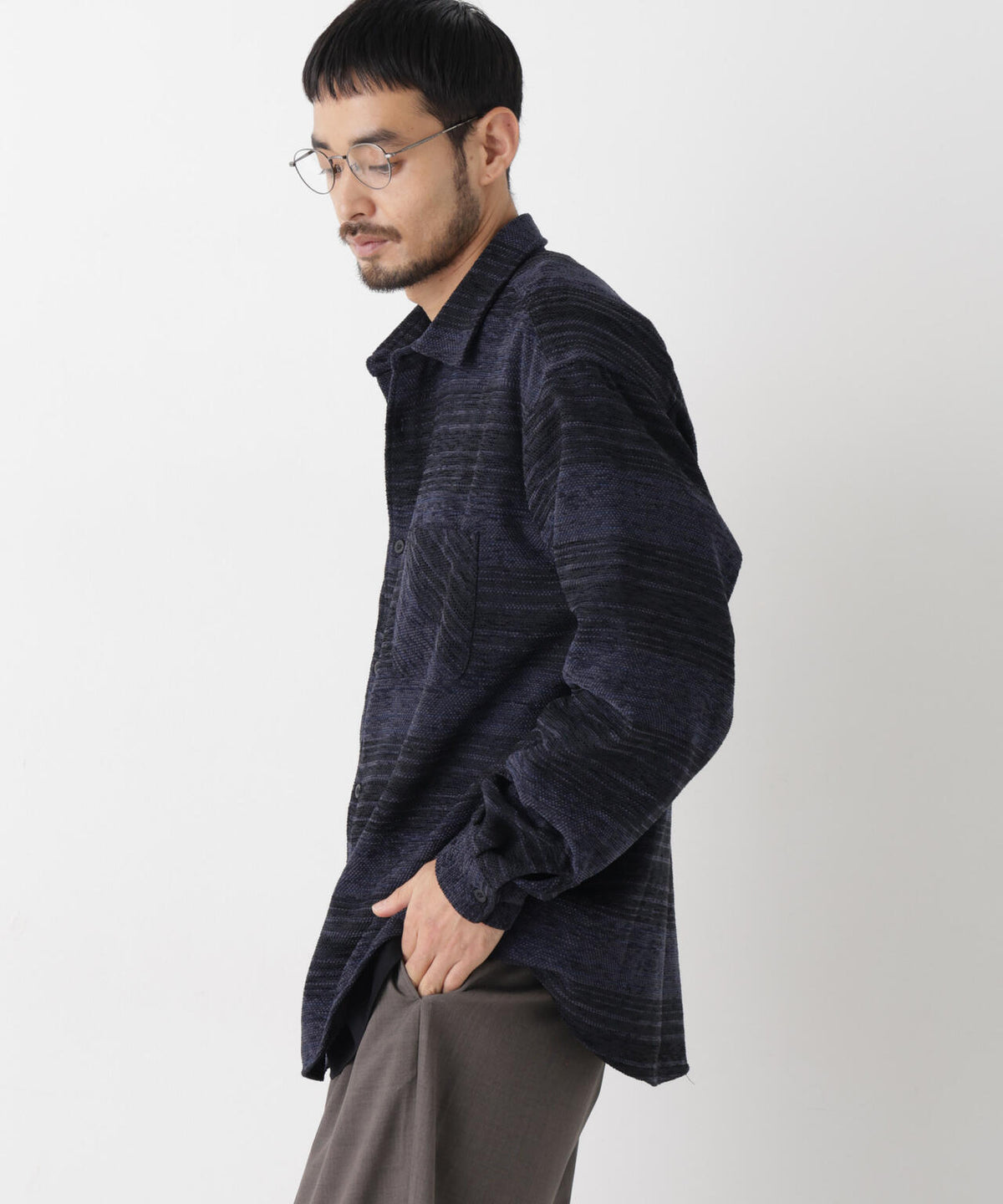モールチェックシャツ1