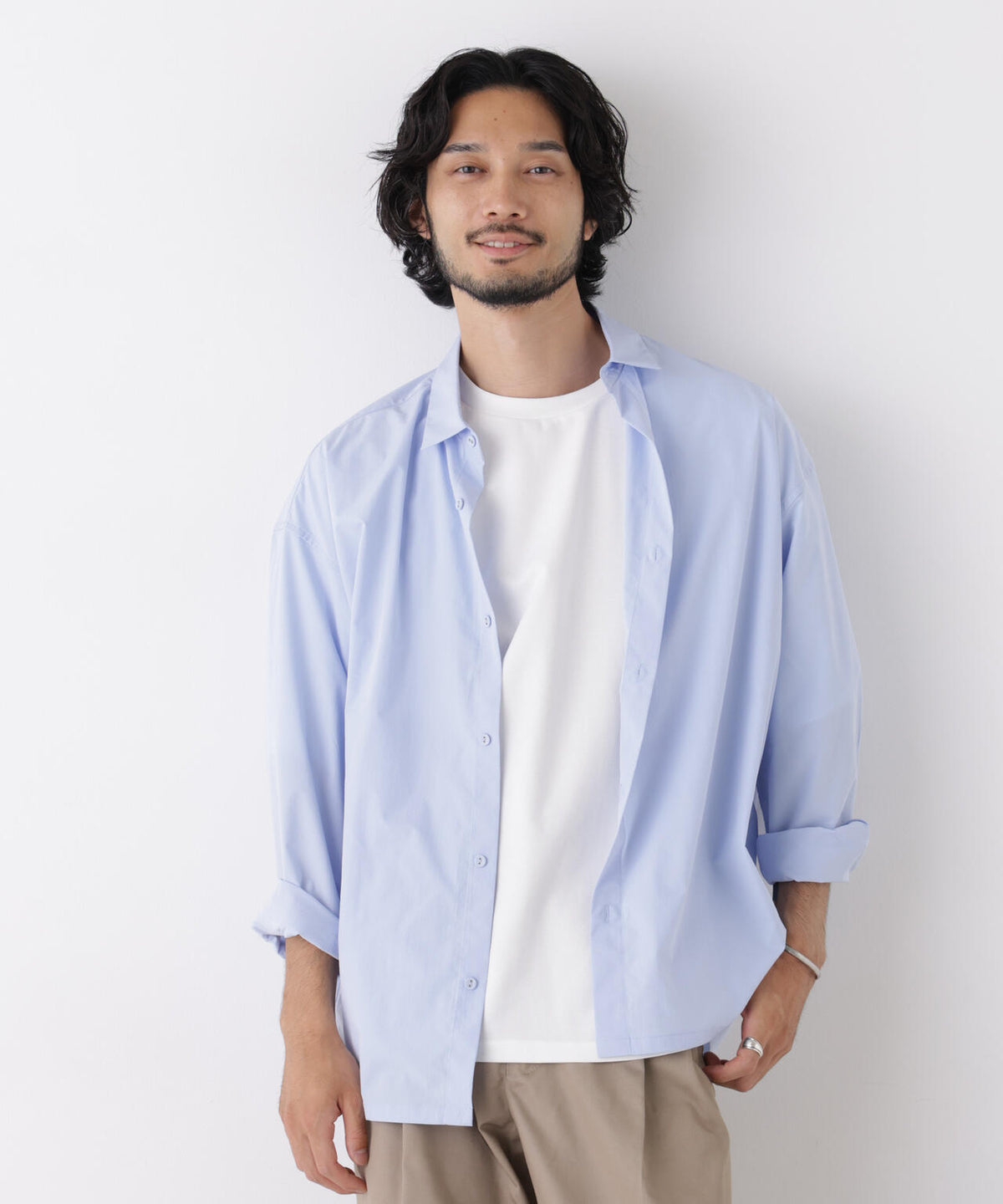 CAVE(R)ビッグドレープスクウェアシャツ 長袖