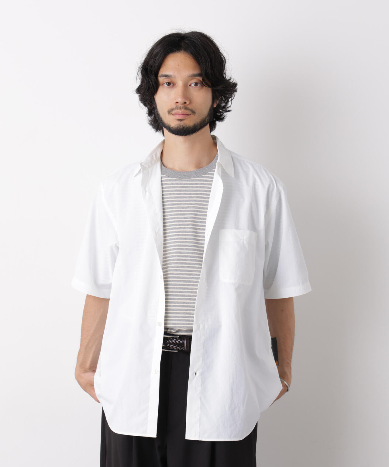 181cm B:75 W:73 H:90 着用サイズ:L