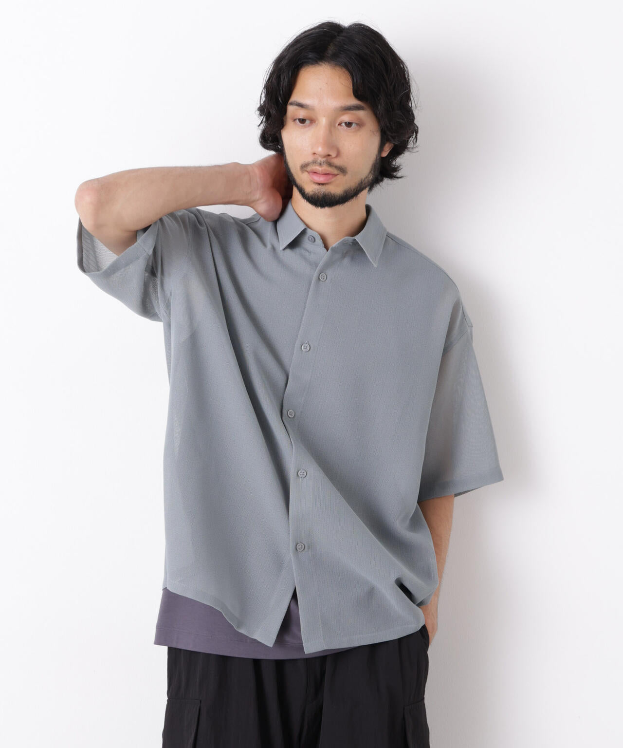 181cm B:75 W:73 H:90 着用サイズ:L