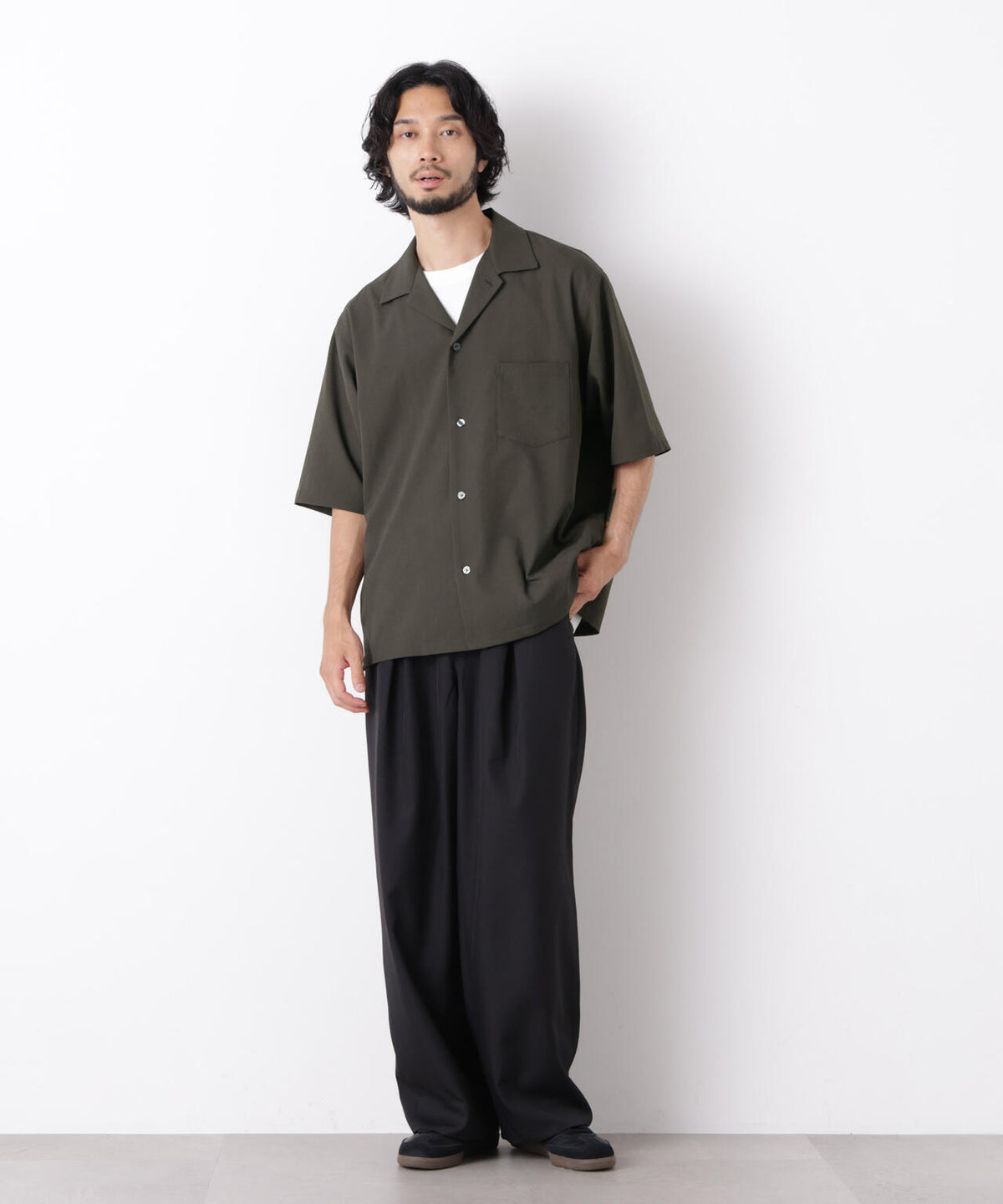 ハイツイストドライシャツ 半袖(セットアップ可)