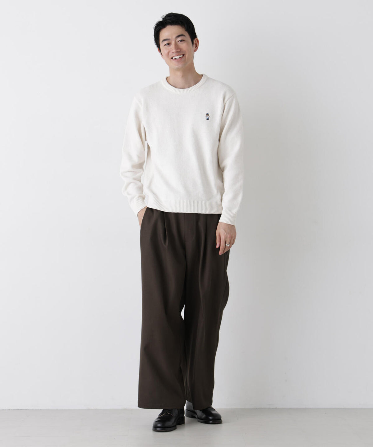 ナノベアモールニットプルオーバー 1