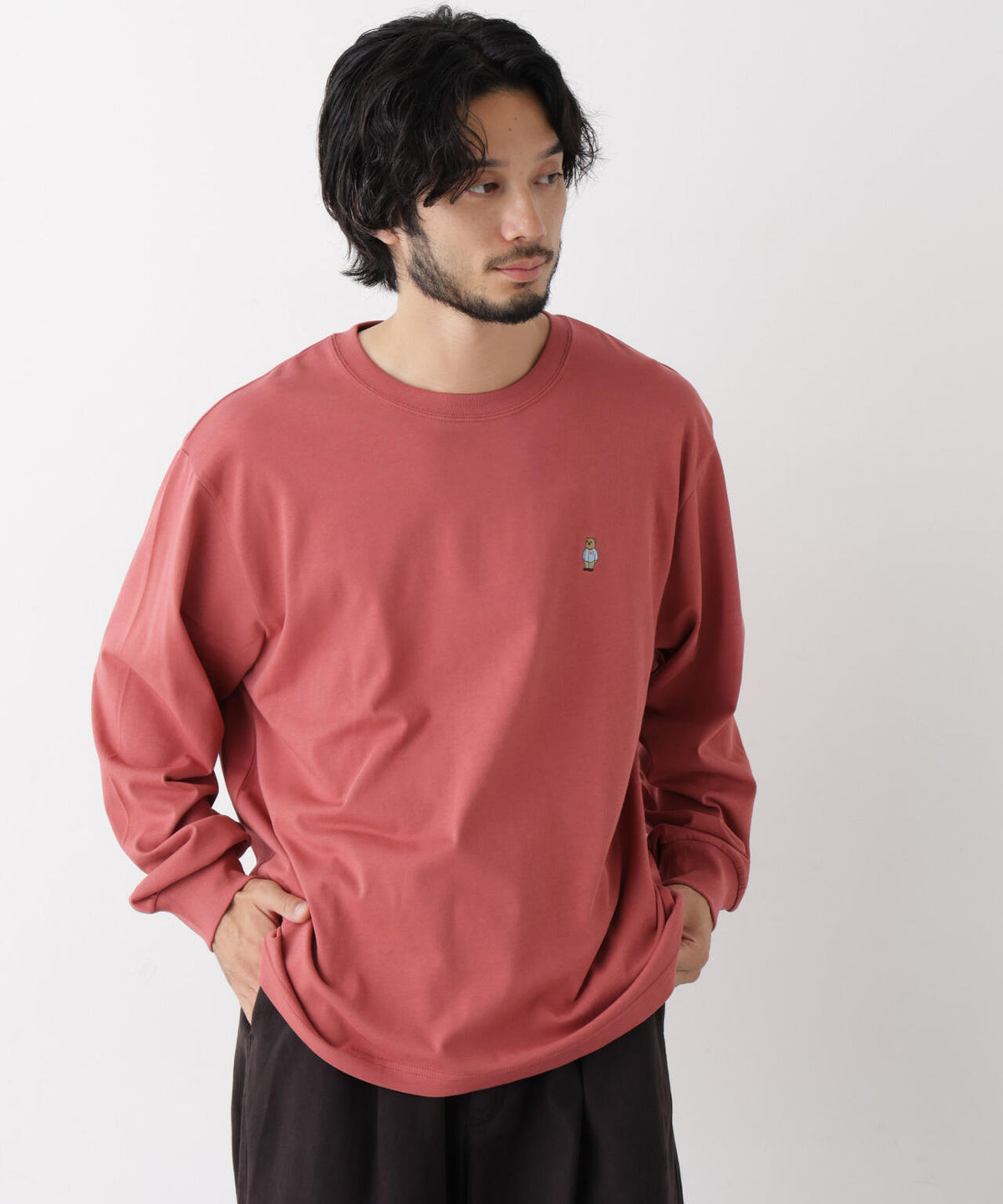ナノベアビッグTシャツ 長袖