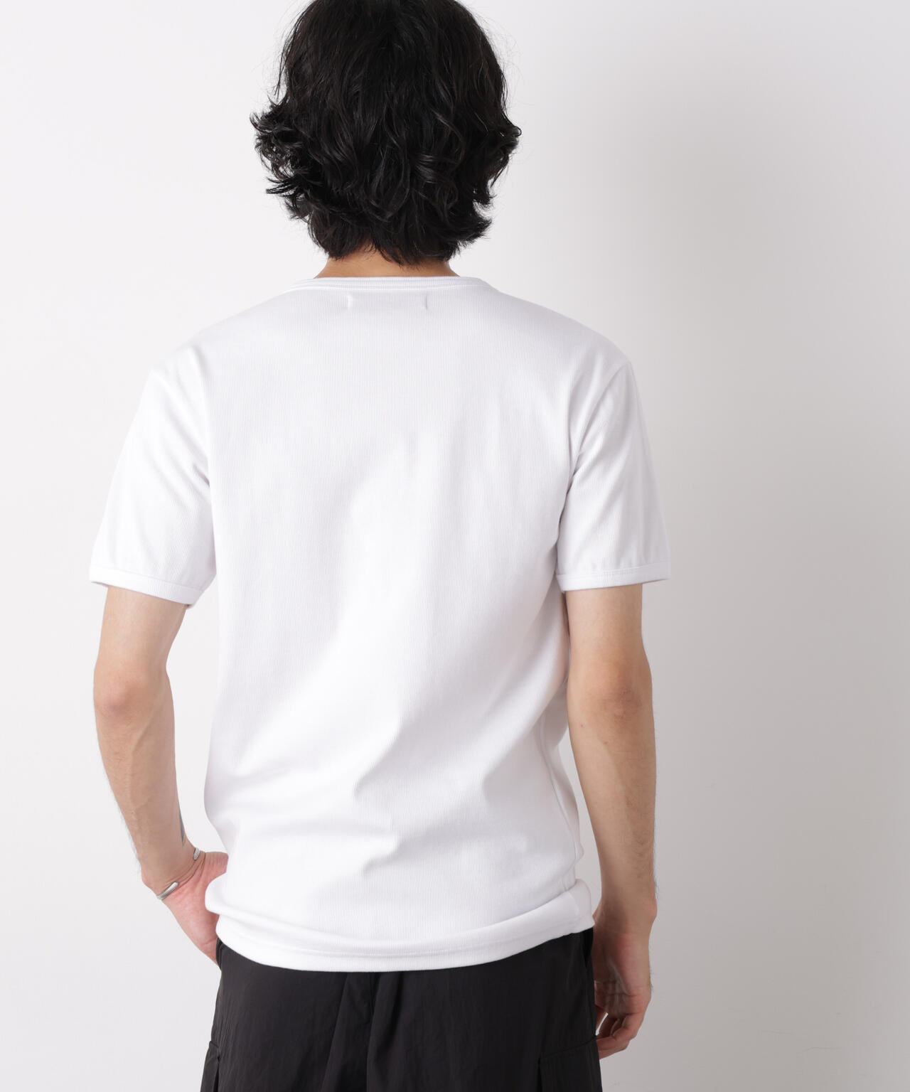 リブフライスヘンリーTシャツ 半袖