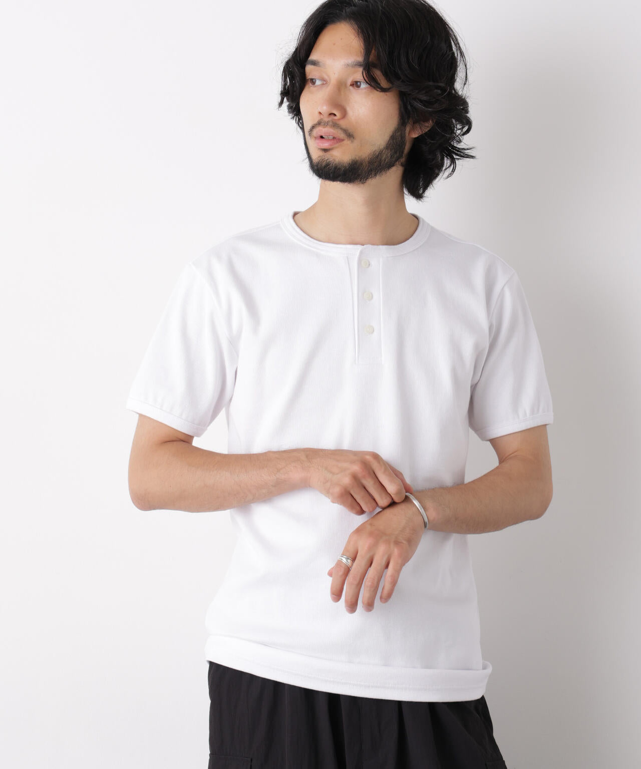 181cm B:75 W:73 H:90 着用サイズ:L
