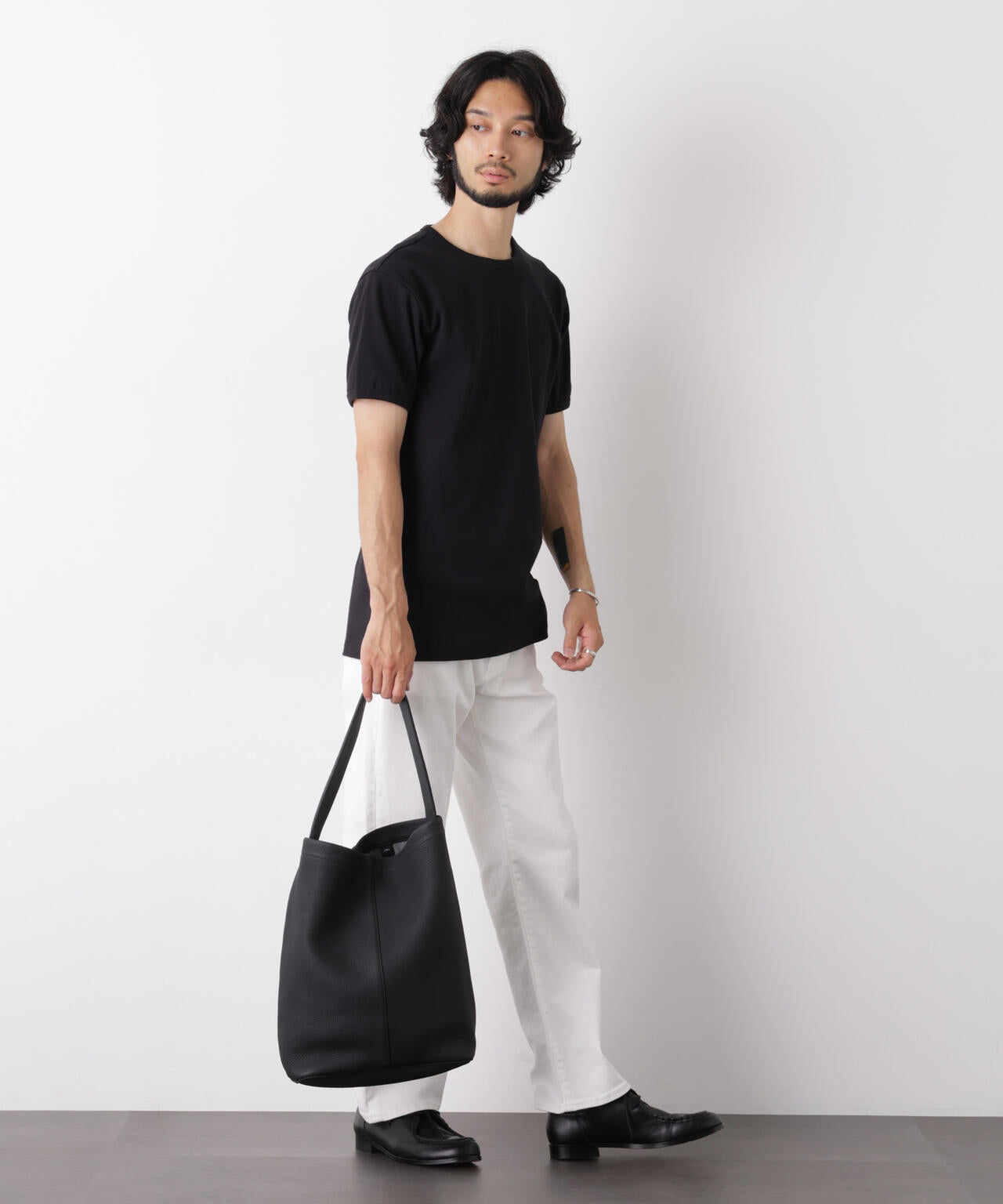 リブフライスTシャツ 半袖