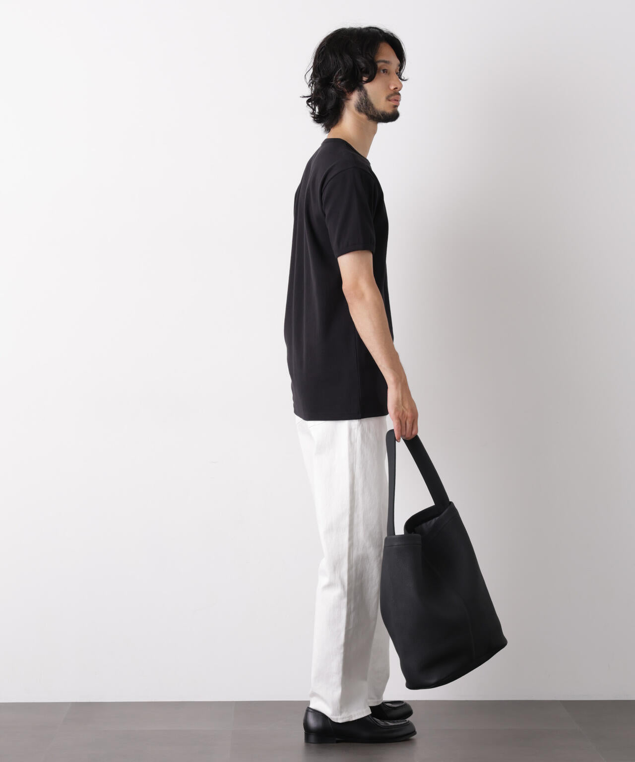リブフライスTシャツ 半袖
