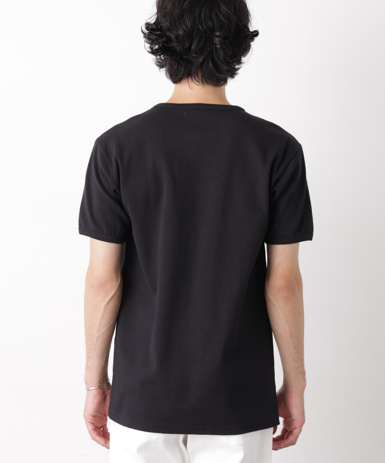 リブフライスTシャツ 半袖