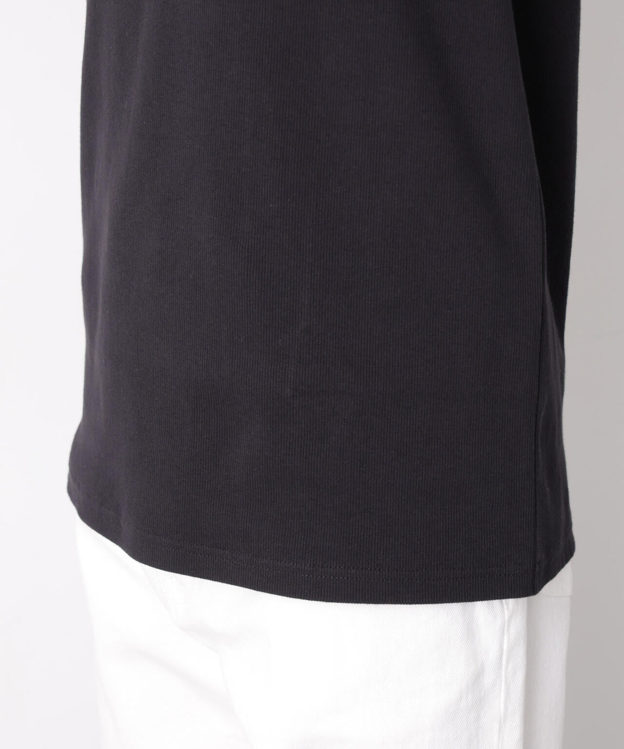 リブフライスTシャツ 半袖