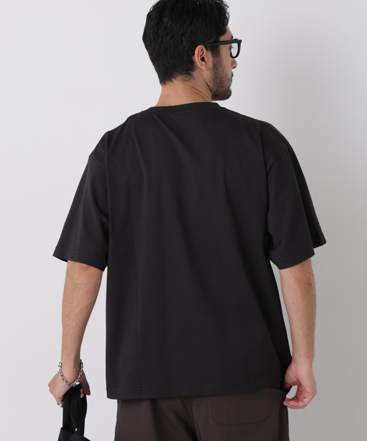 USAコットン×COOLMAX(R)ワイドTシャツ 半袖