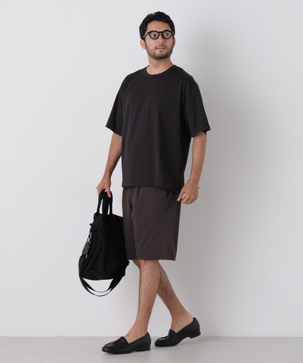 USAコットン×COOLMAX(R)ワイドTシャツ 半袖
