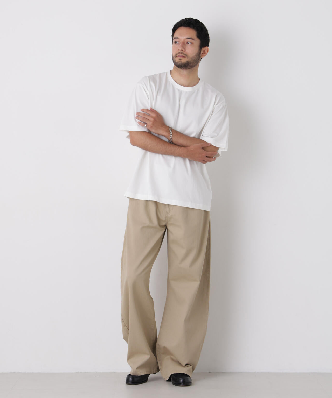 USAコットン×COOLMAX(R)ワイドTシャツ 半袖