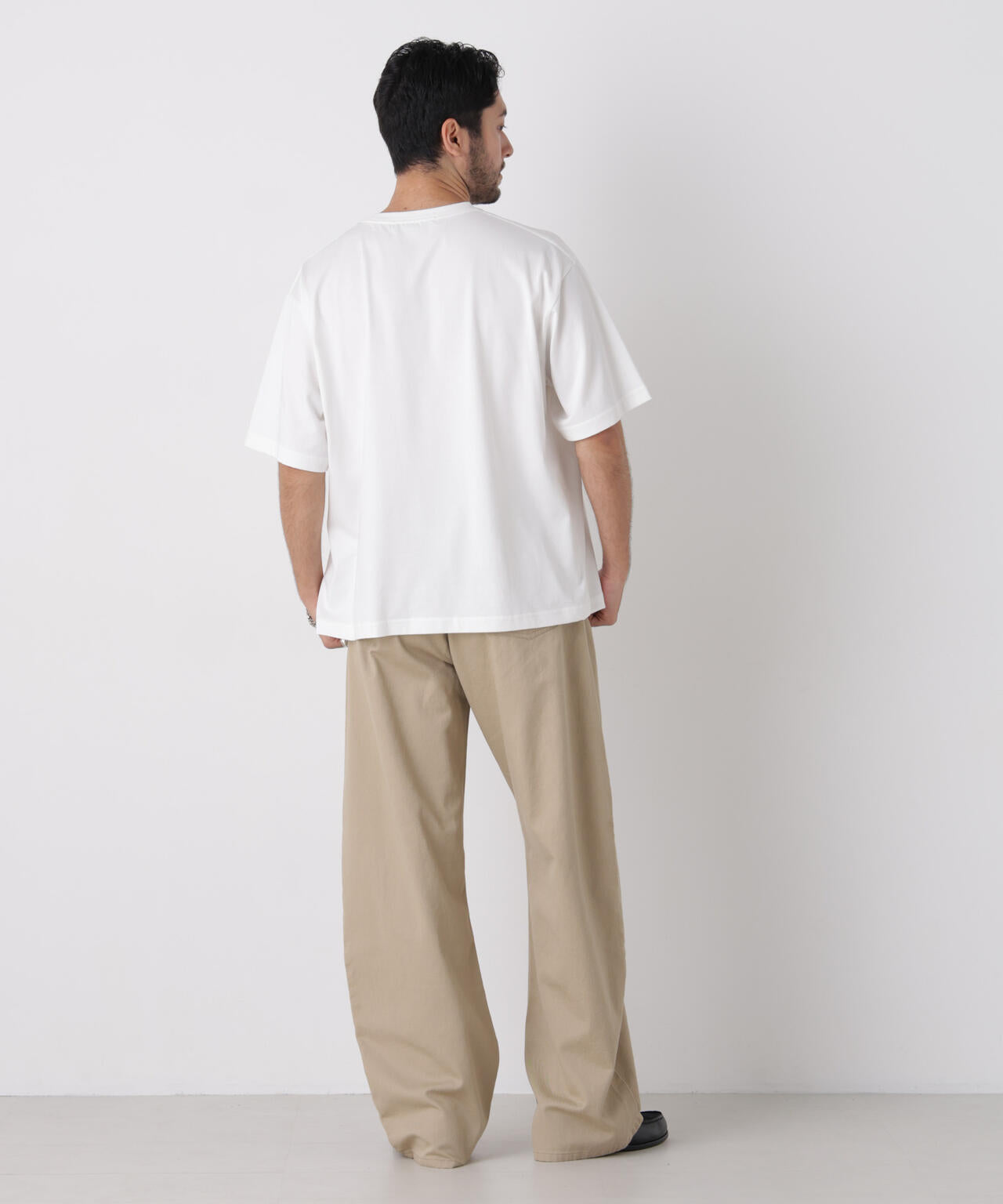 USAコットン×COOLMAX(R)ワイドTシャツ 半袖