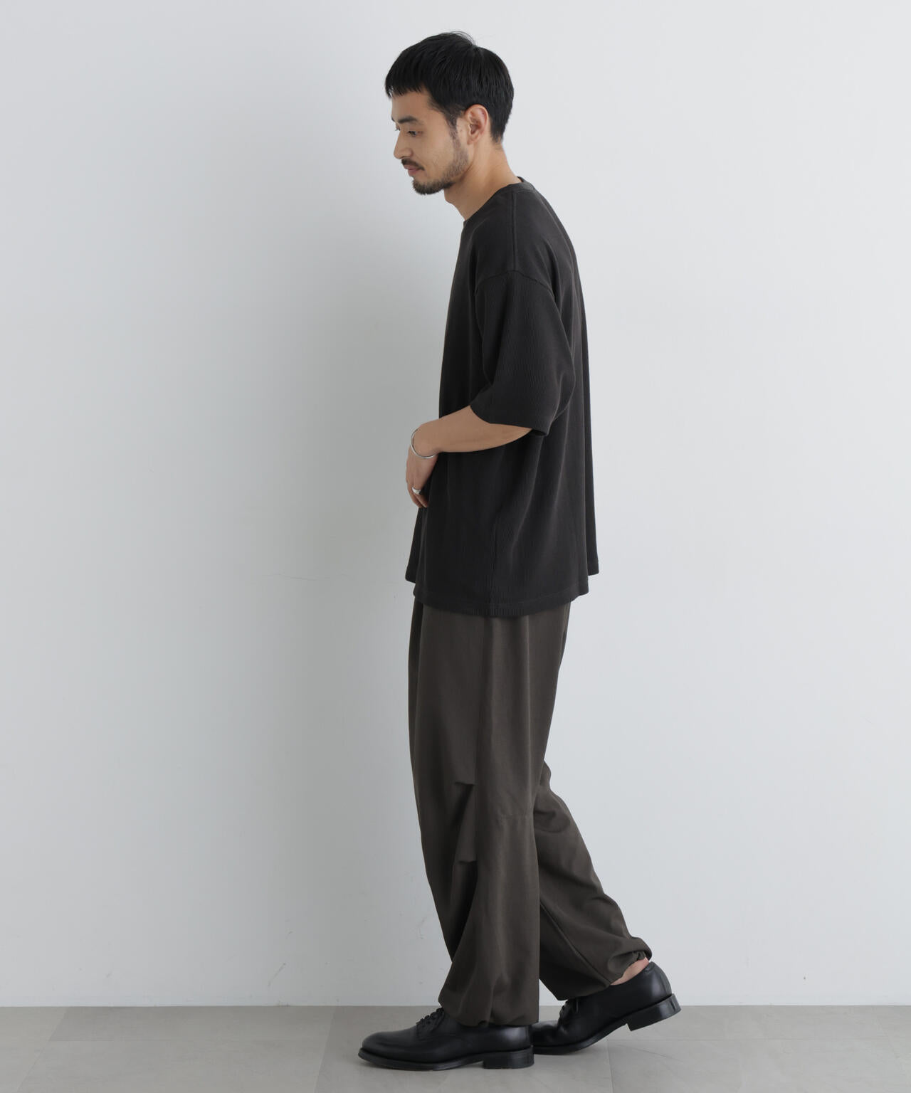 USAコットン×COOLMAX(R) ワッフルワイドTシャツ半袖