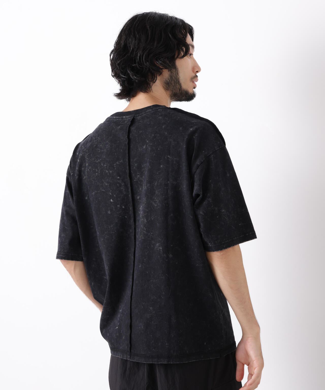 ワンポイントピグメントTシャツ 半袖