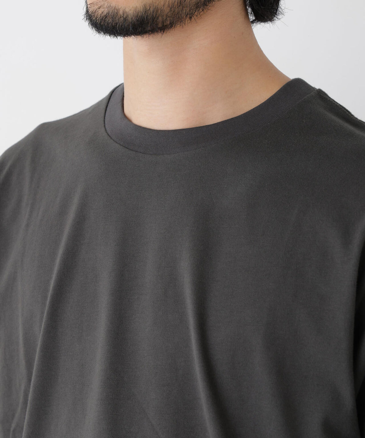 微起毛クロップドTシャツ 半袖