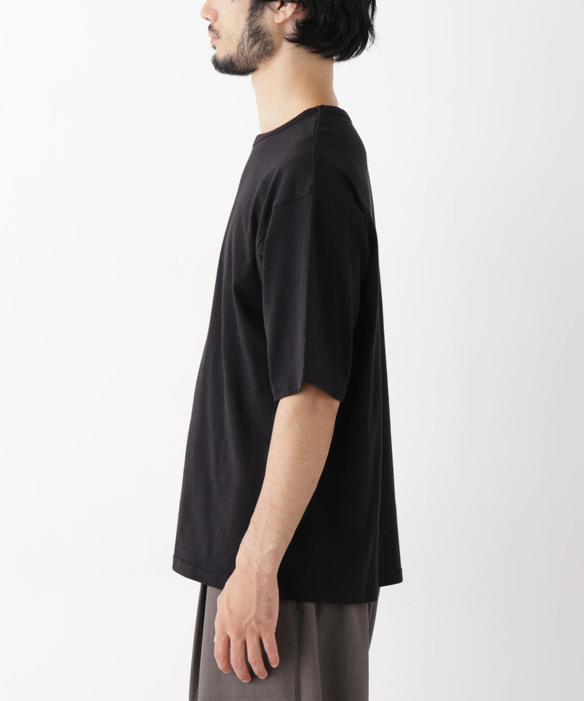 スラブワイドTシャツ 半袖