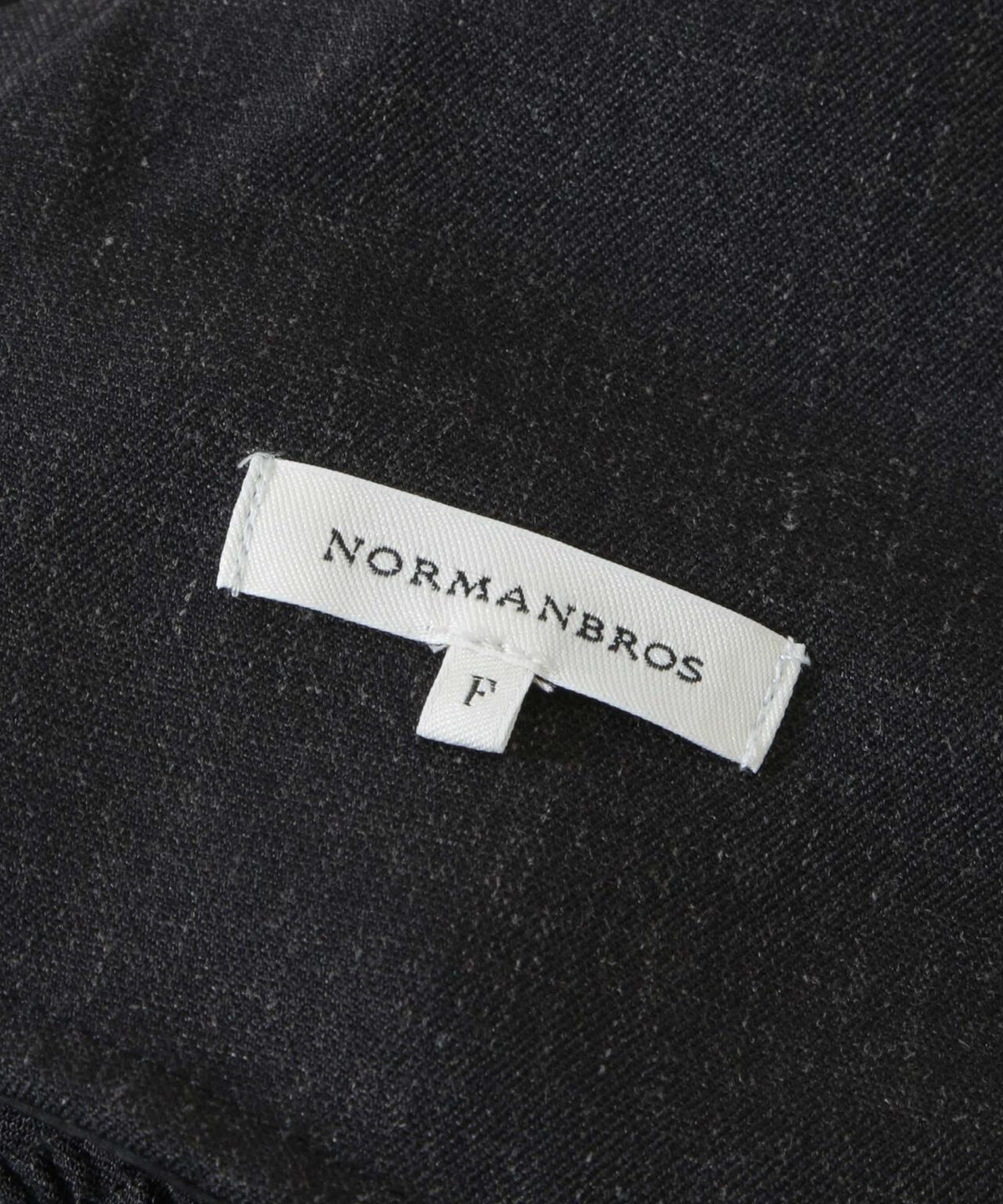 NORMANBROS/リネン混ネップワイドタックオーバーパンツ
