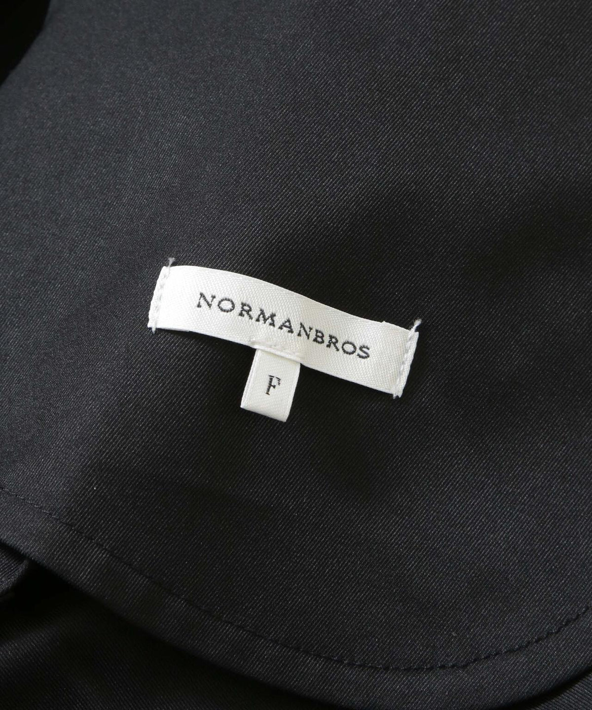 NORMANBROS/変形裾タックオーバーワイドパンツ