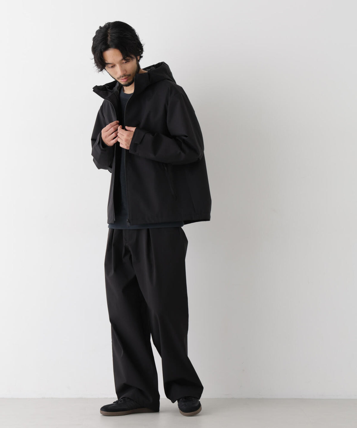 3レイヤー インタックワイドパンツ(セットアップ可)