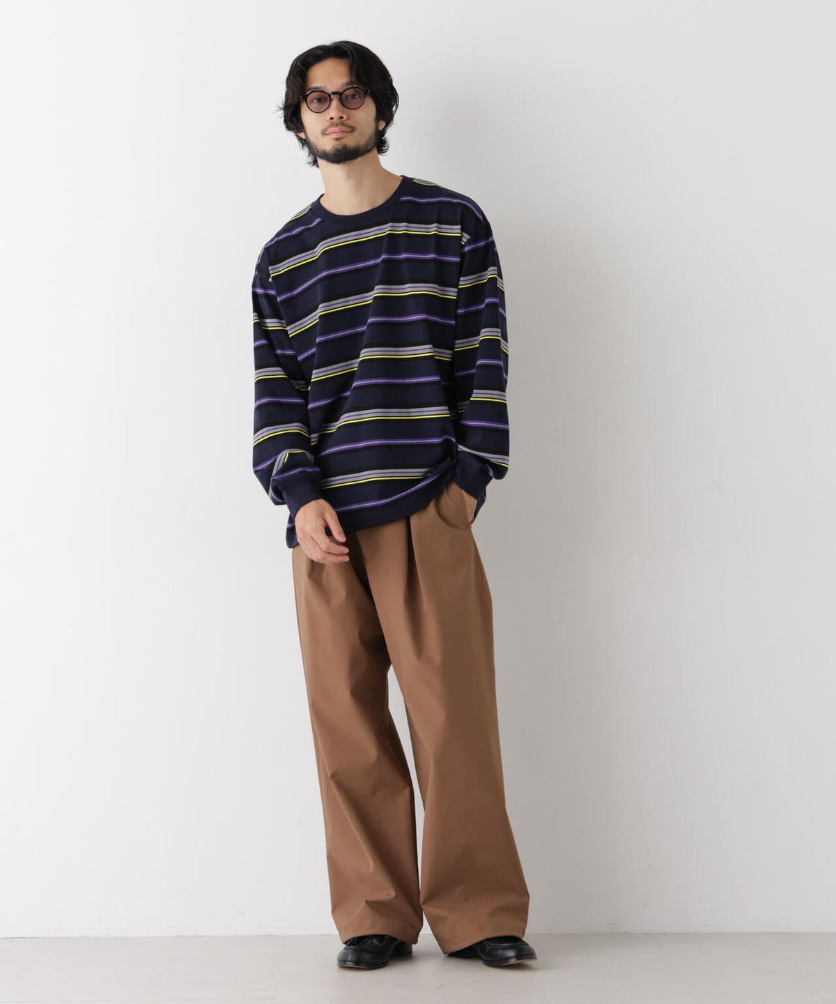 3レイヤー インタックワイドパンツ(セットアップ可)