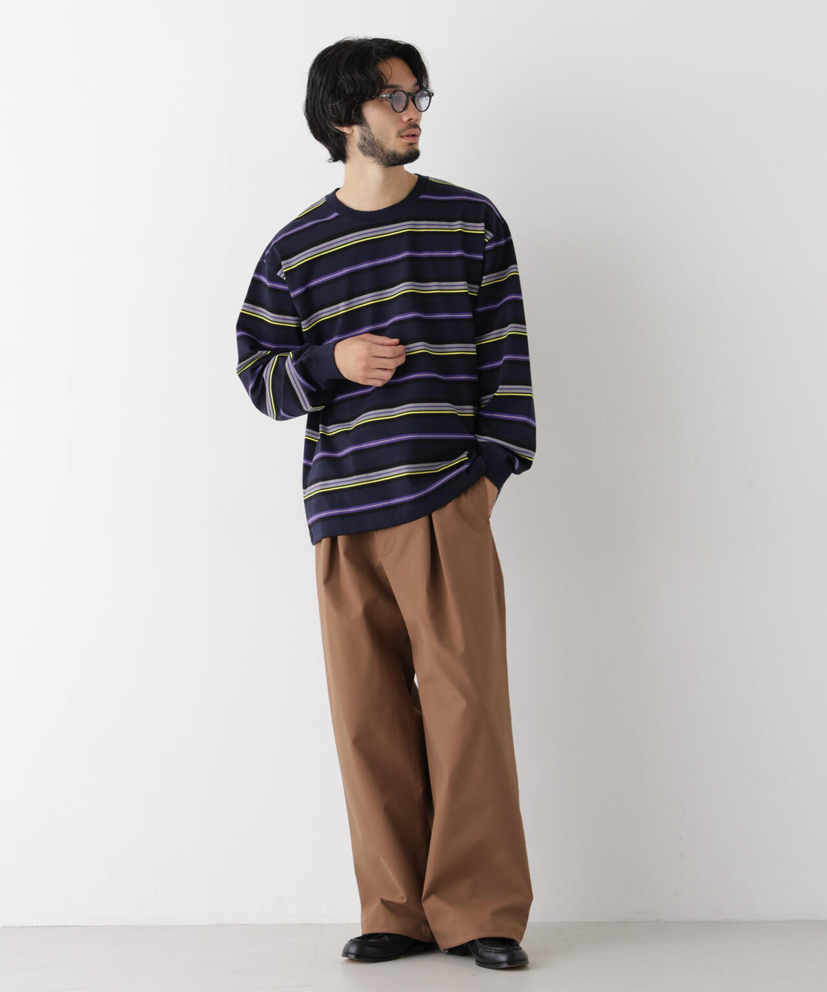 3レイヤー インタックワイドパンツ(セットアップ可)