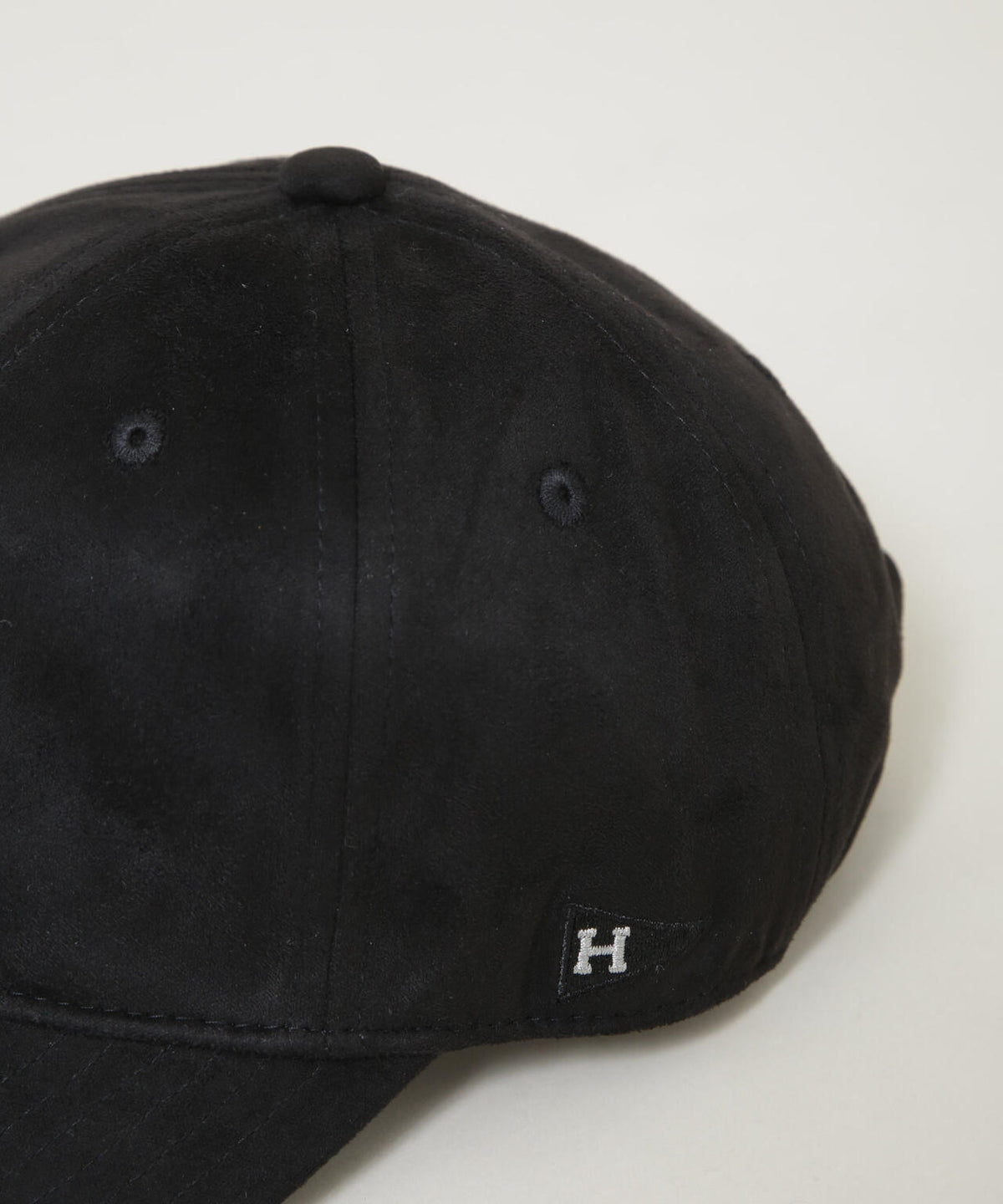 Healthknit / 別注 刺しゅうフェイクスエードCAP