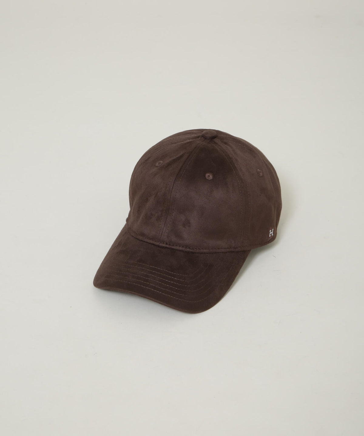Healthknit / 別注 刺しゅうフェイクスエードCAP