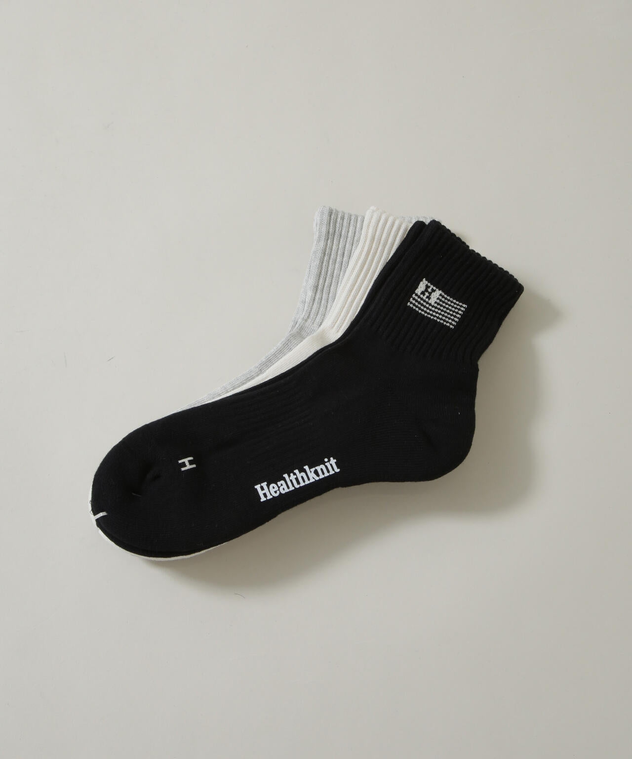 Healthknit/アメリカンフラッグソックス 3足セット