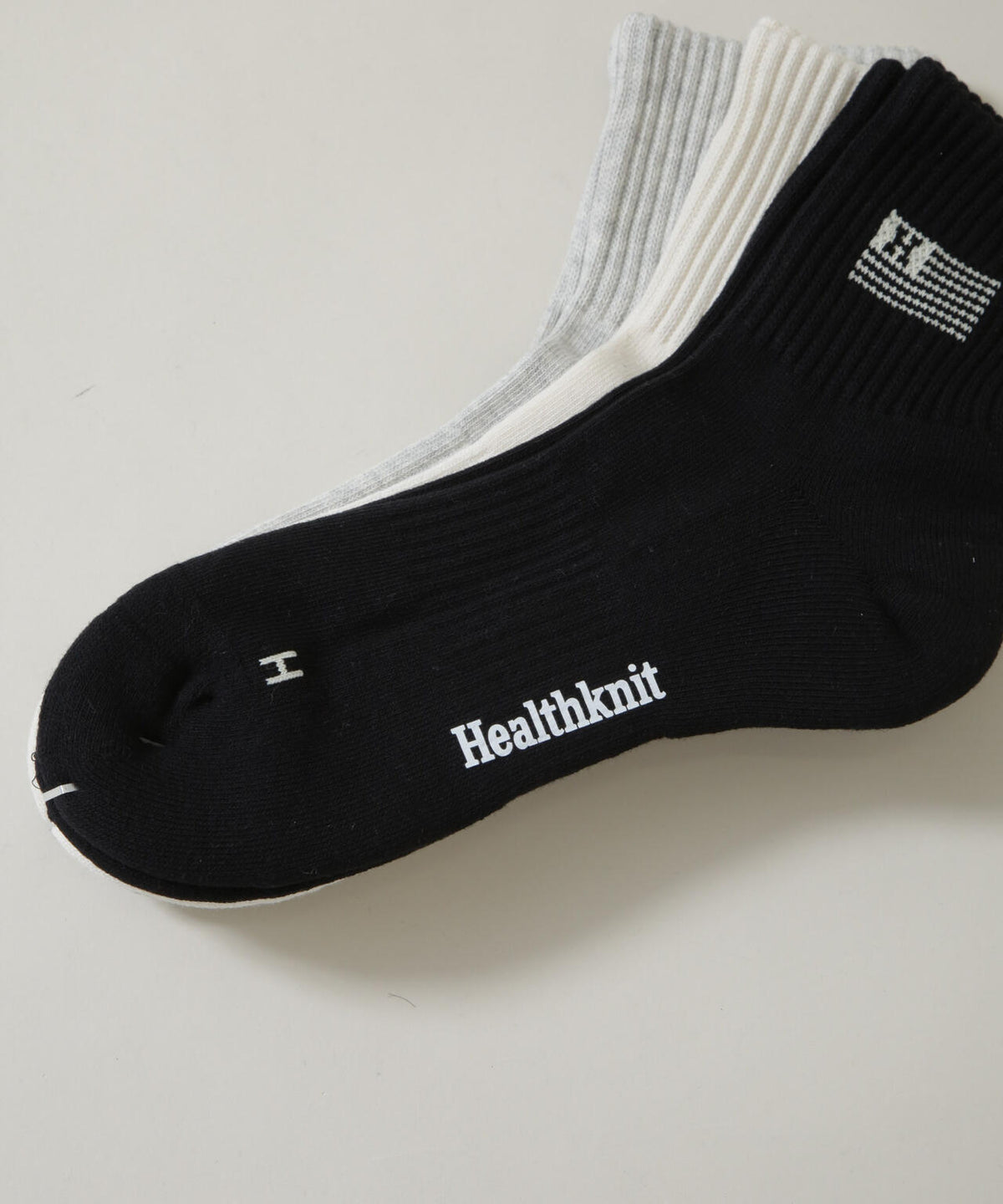 Healthknit/アメリカンフラッグソックス 3足セット